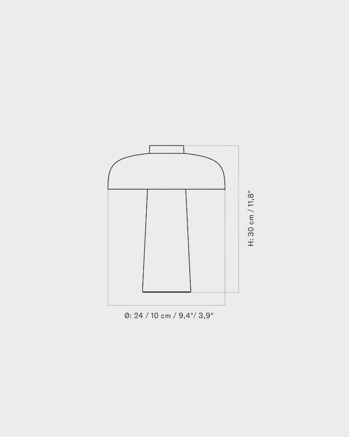 Reverse Table Lamp