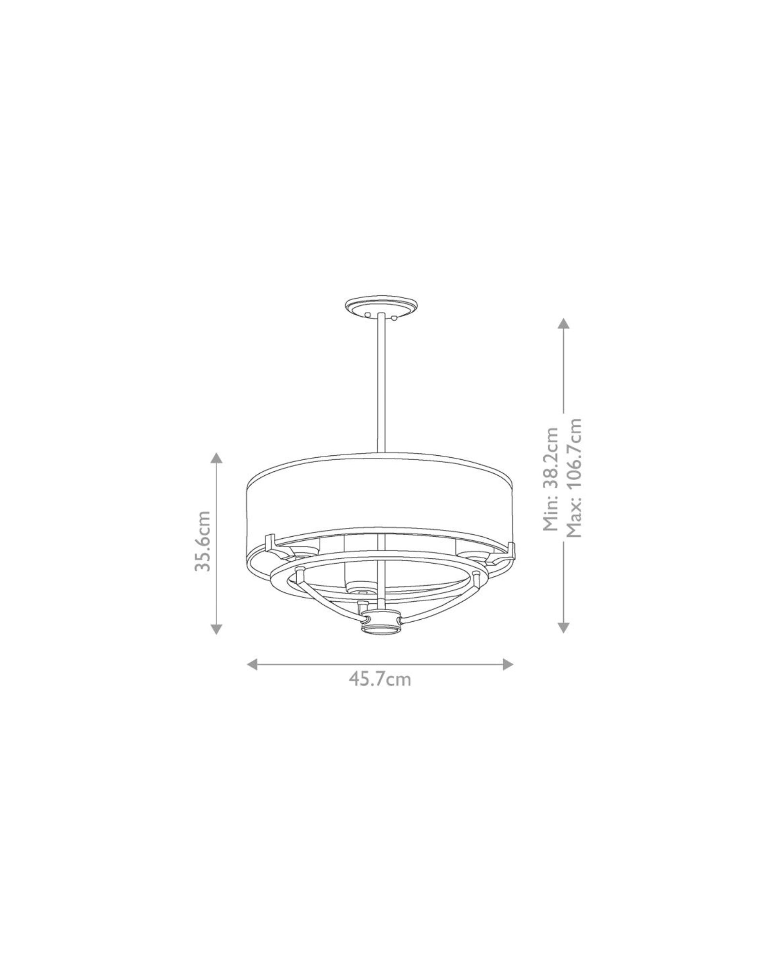 Saldana 3lt Chandelier