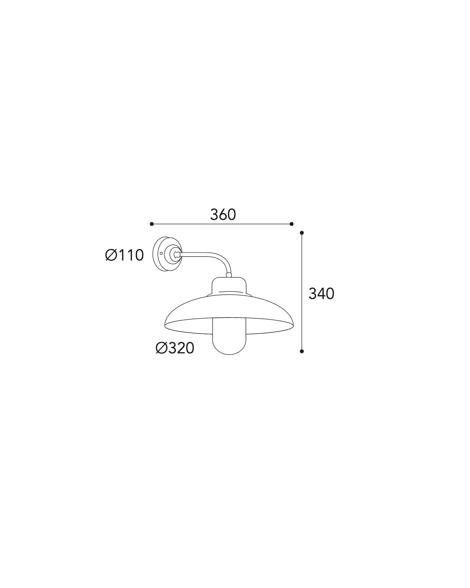 Samoa Outdoor Wall Light