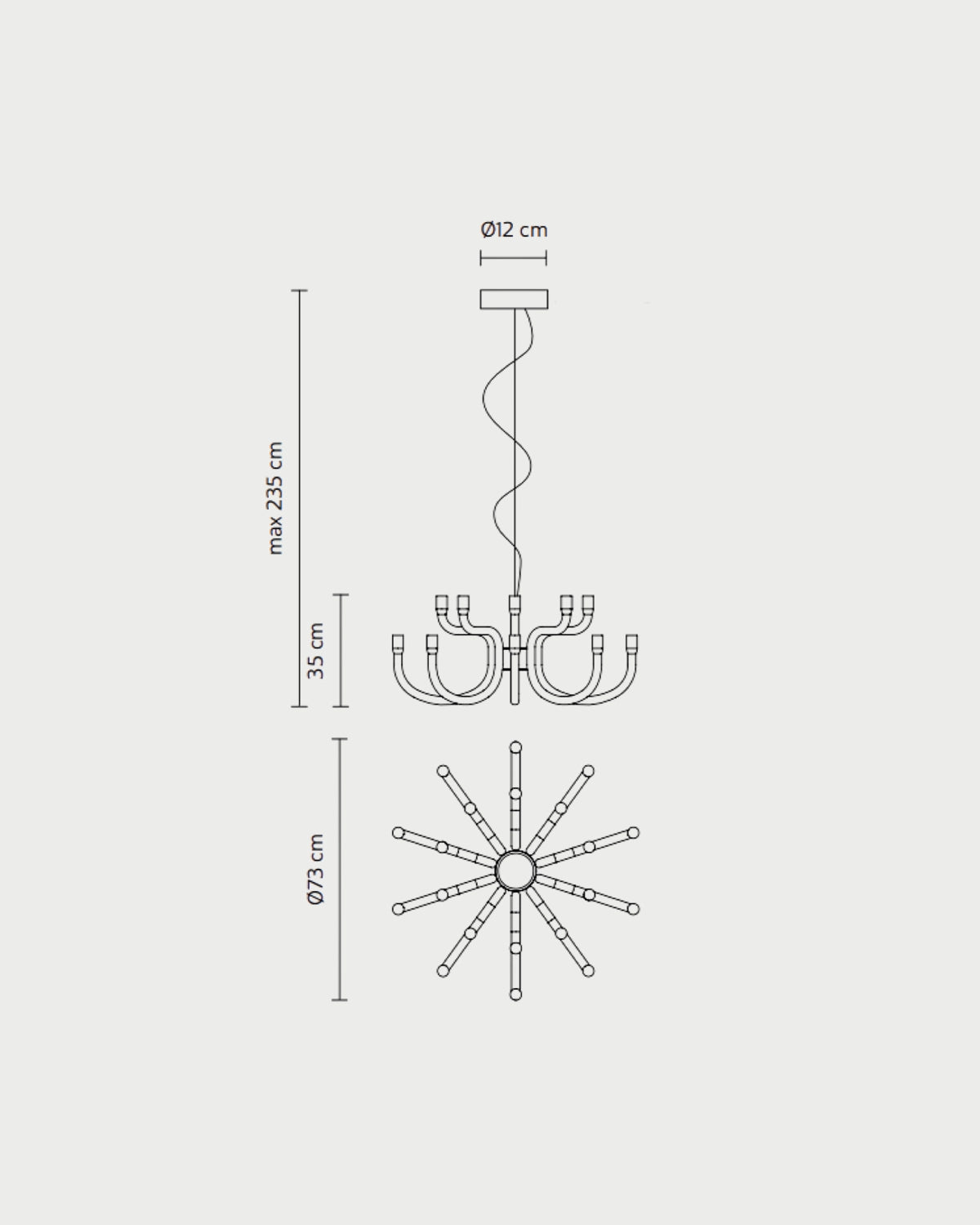 Snoob 20lt Chandelier