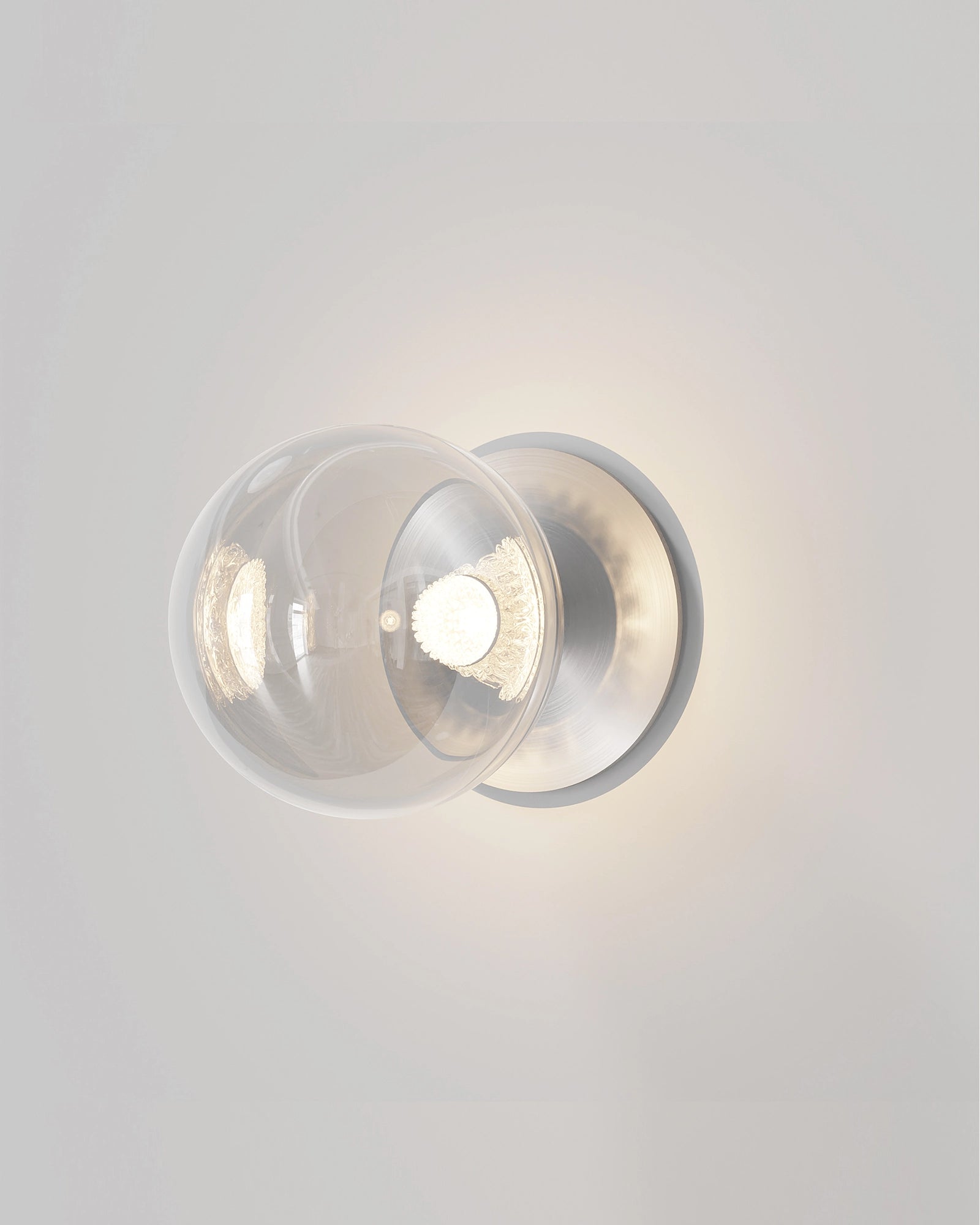 Clear glass wall lights deals