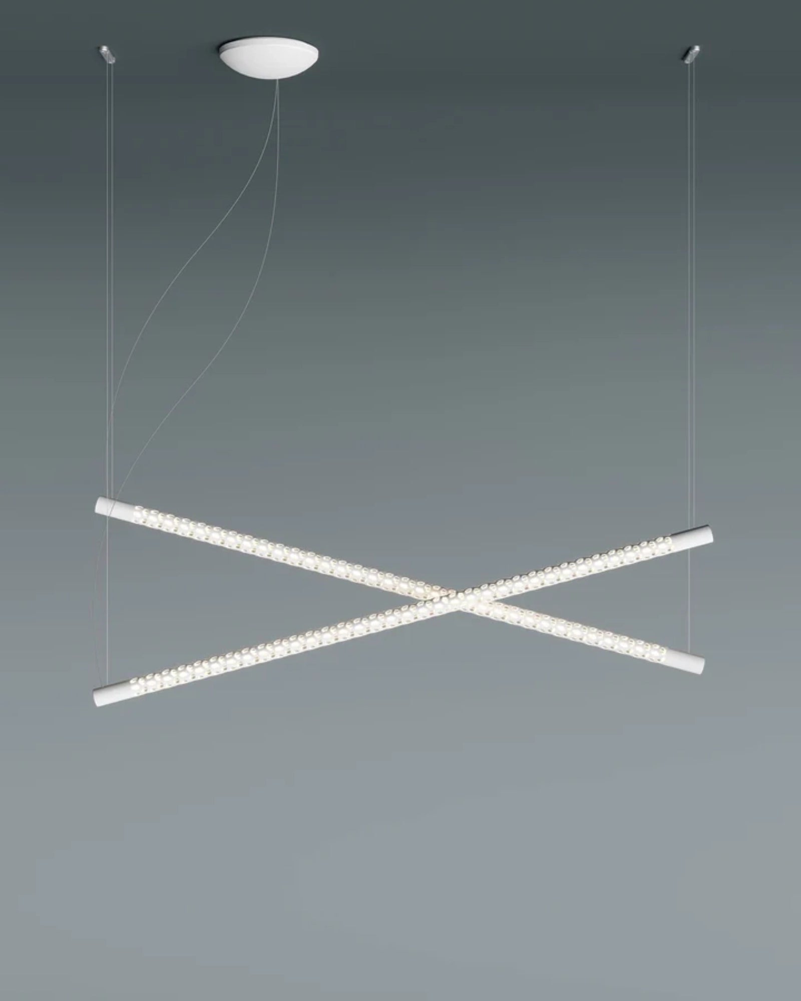 Squiggle Double Linear Pendant Light