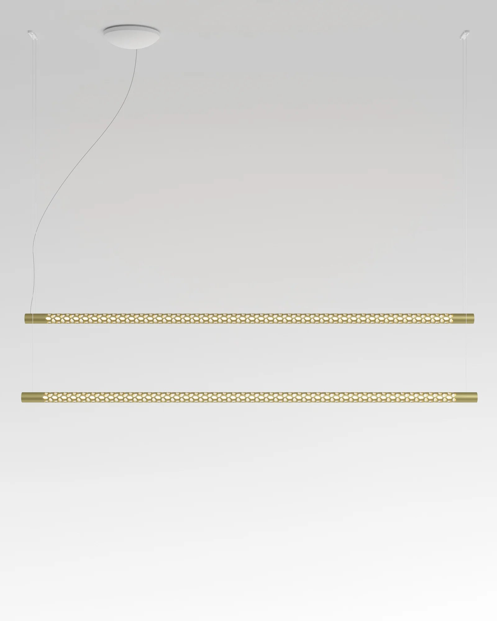 Squiggle Double Linear Pendant Light