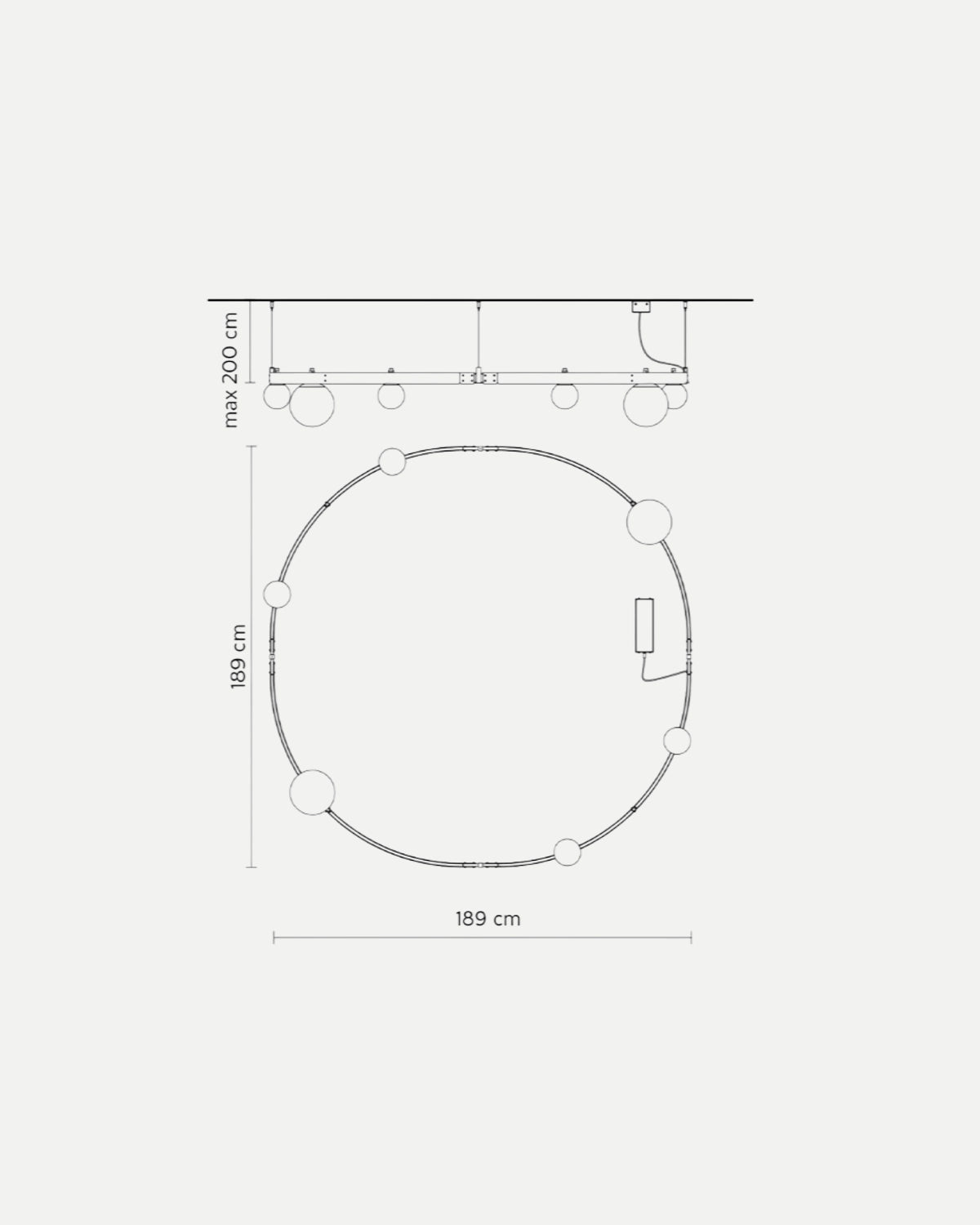 Stant Circular Ceiling Light