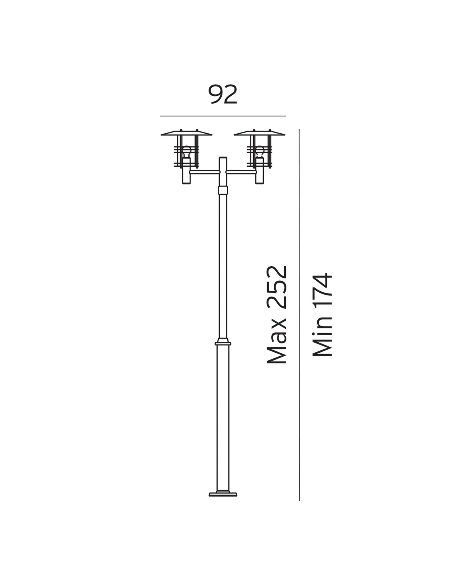 Stockholm Pole Light