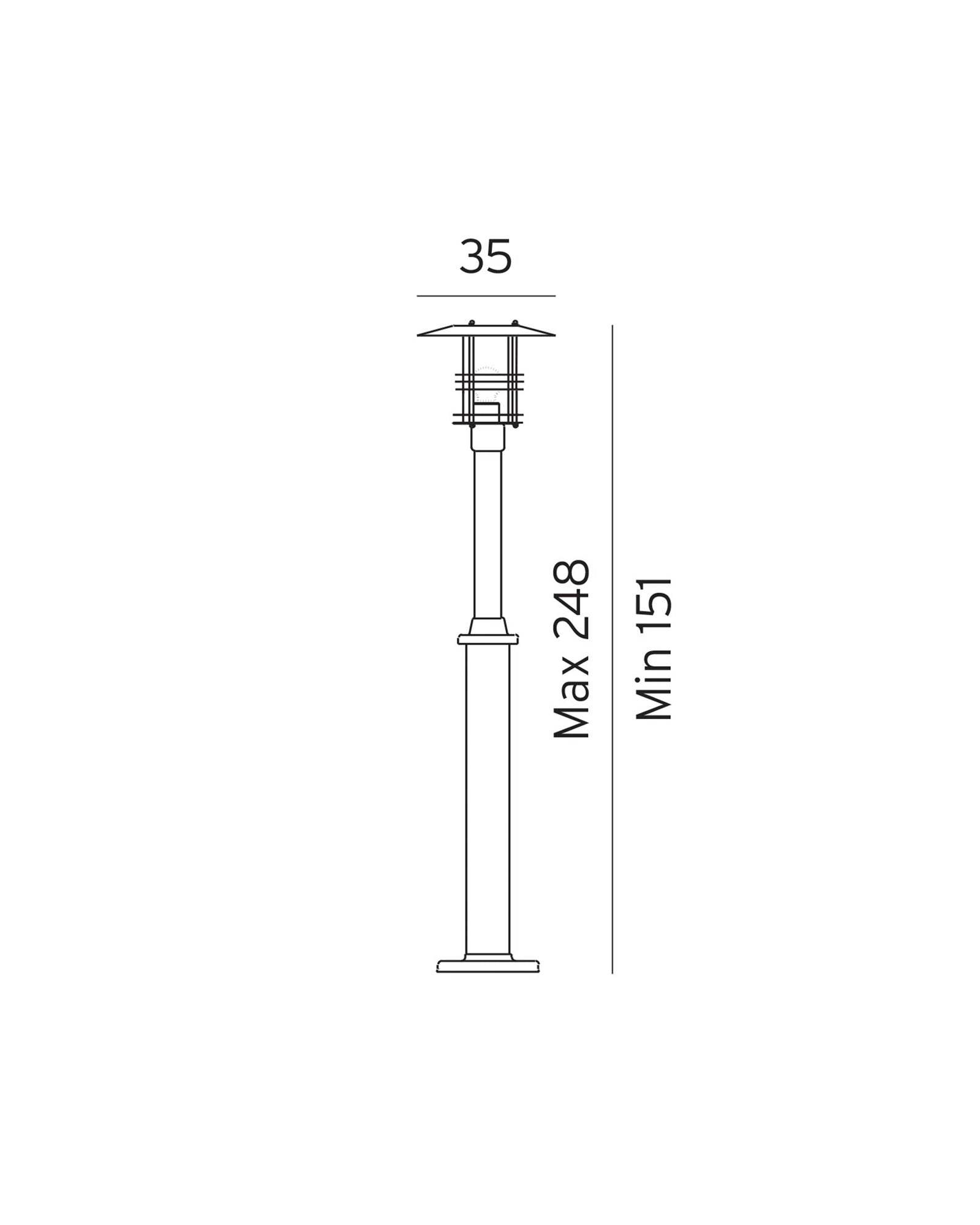 Stockholm Pole Light