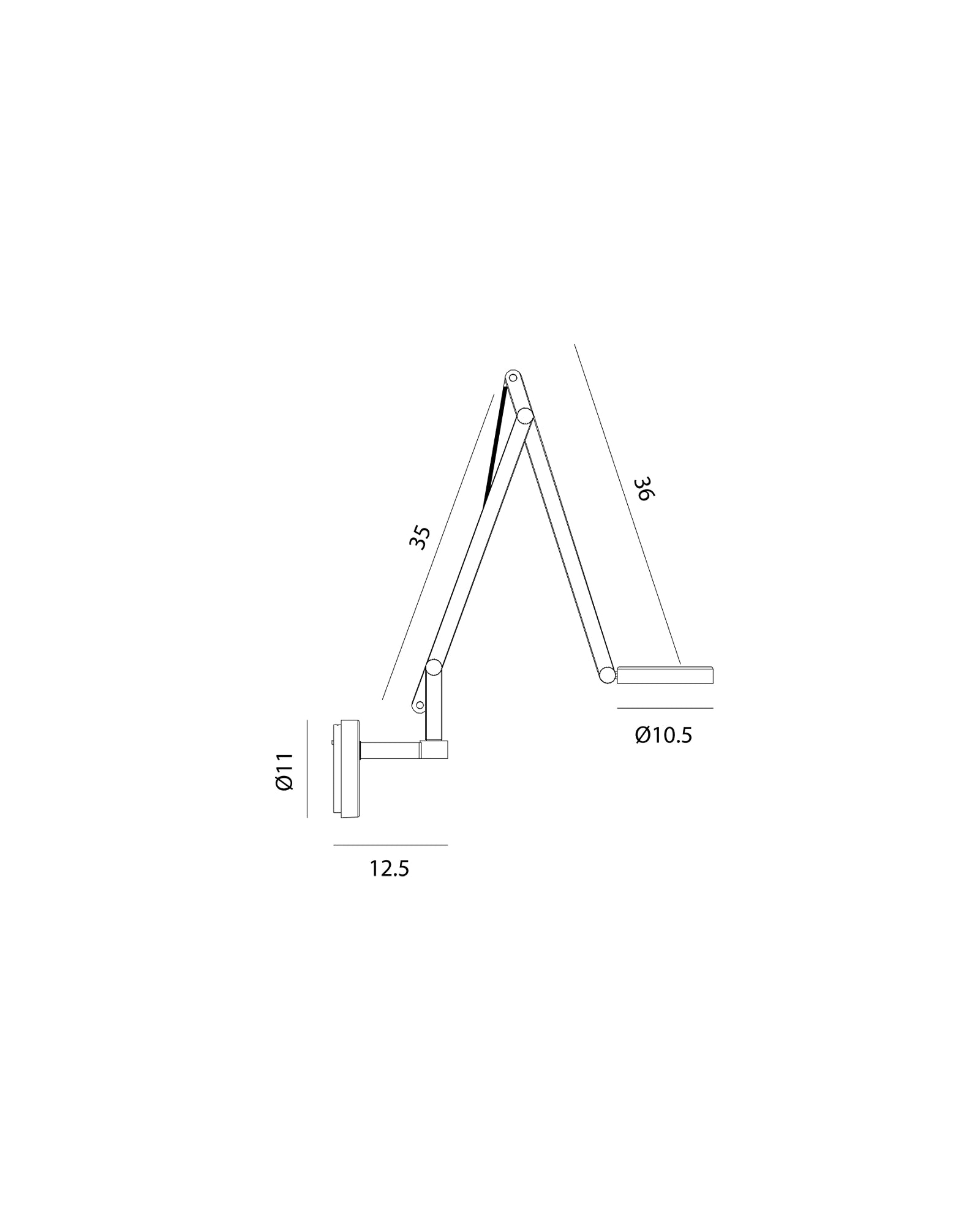 String Mini W2 Wall Light