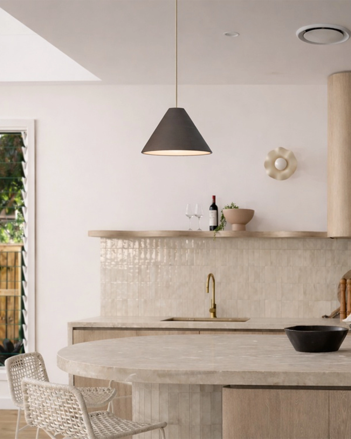 Swirl Cone Pendant Light