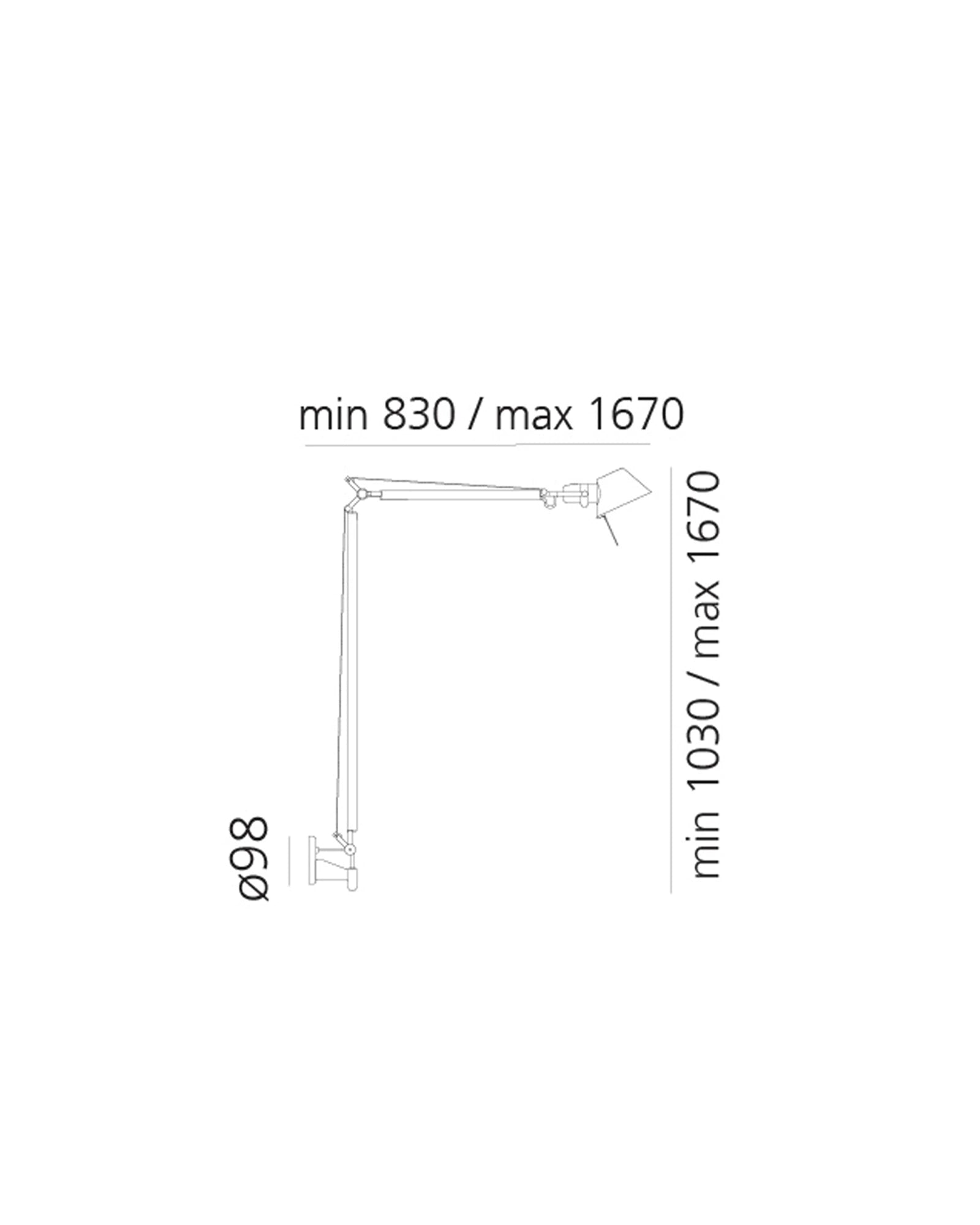 Tolomeo Braccio LED Wall Light