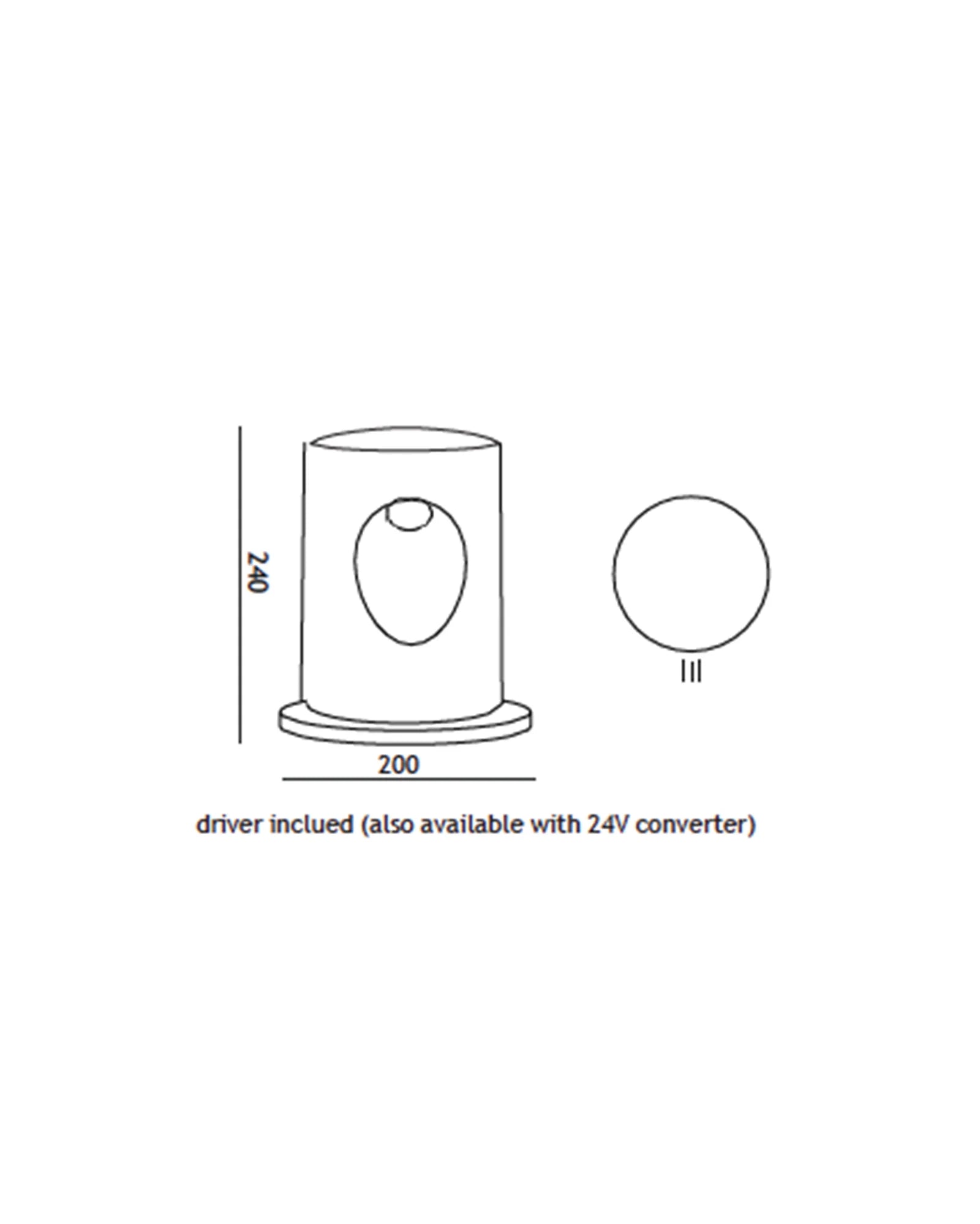 U-Boat Pedestal Light