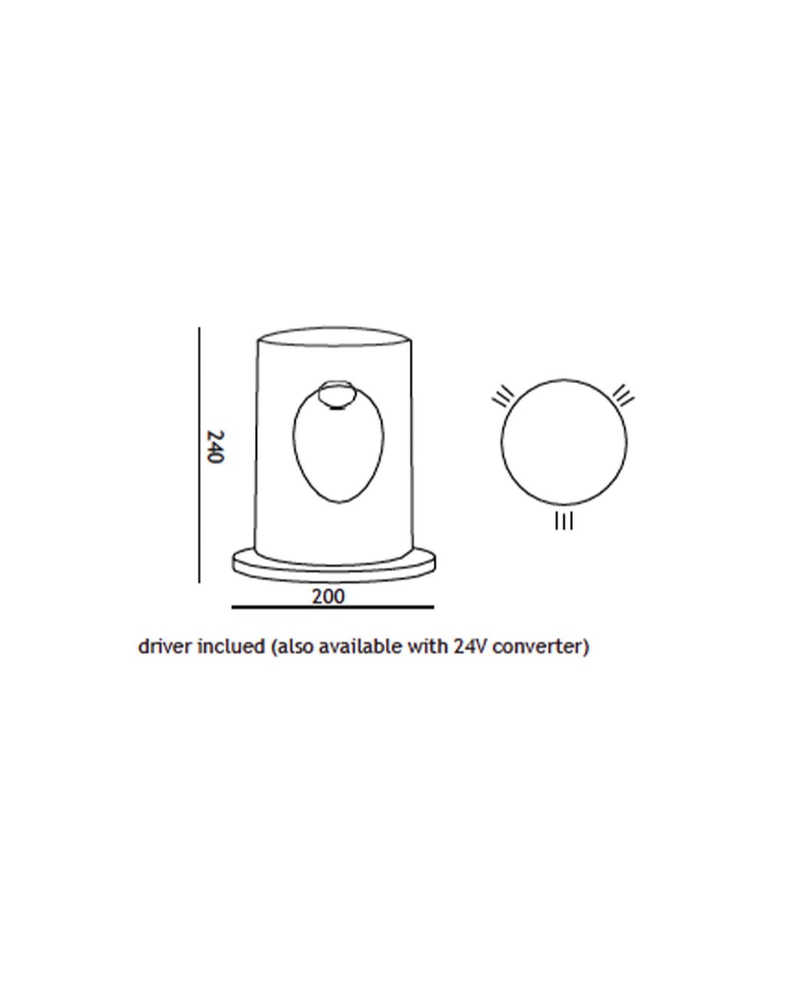 U-Boat Pedestal Light