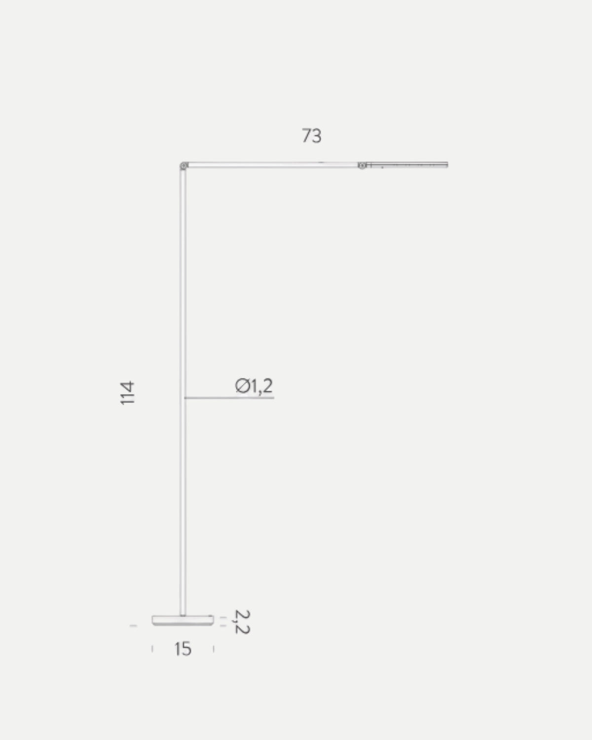 Untitled Linear Floor Lamp