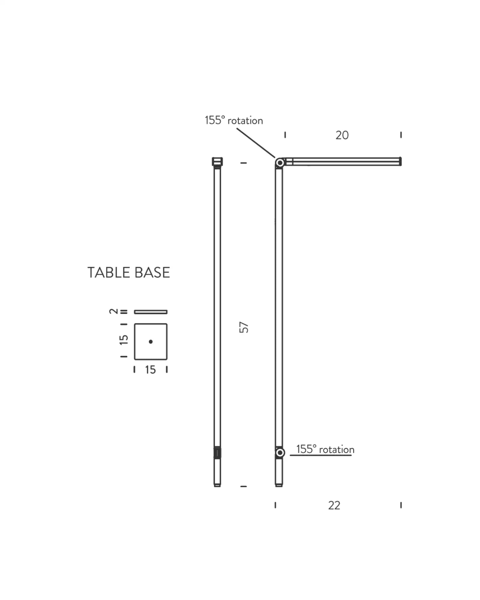 Untitled Mini Linear Table Lamp