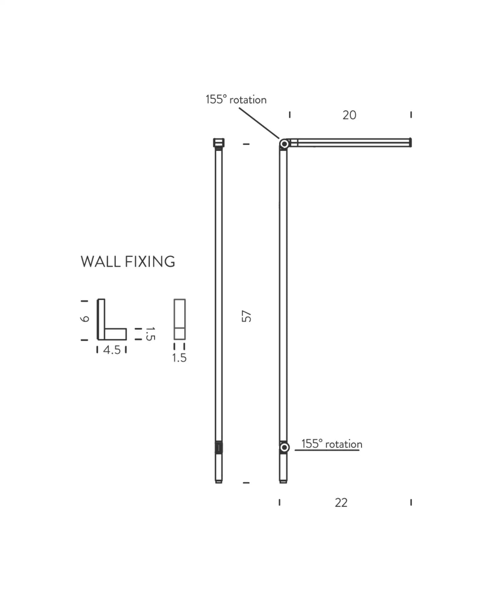 Untitled Mini Linear Wall Light