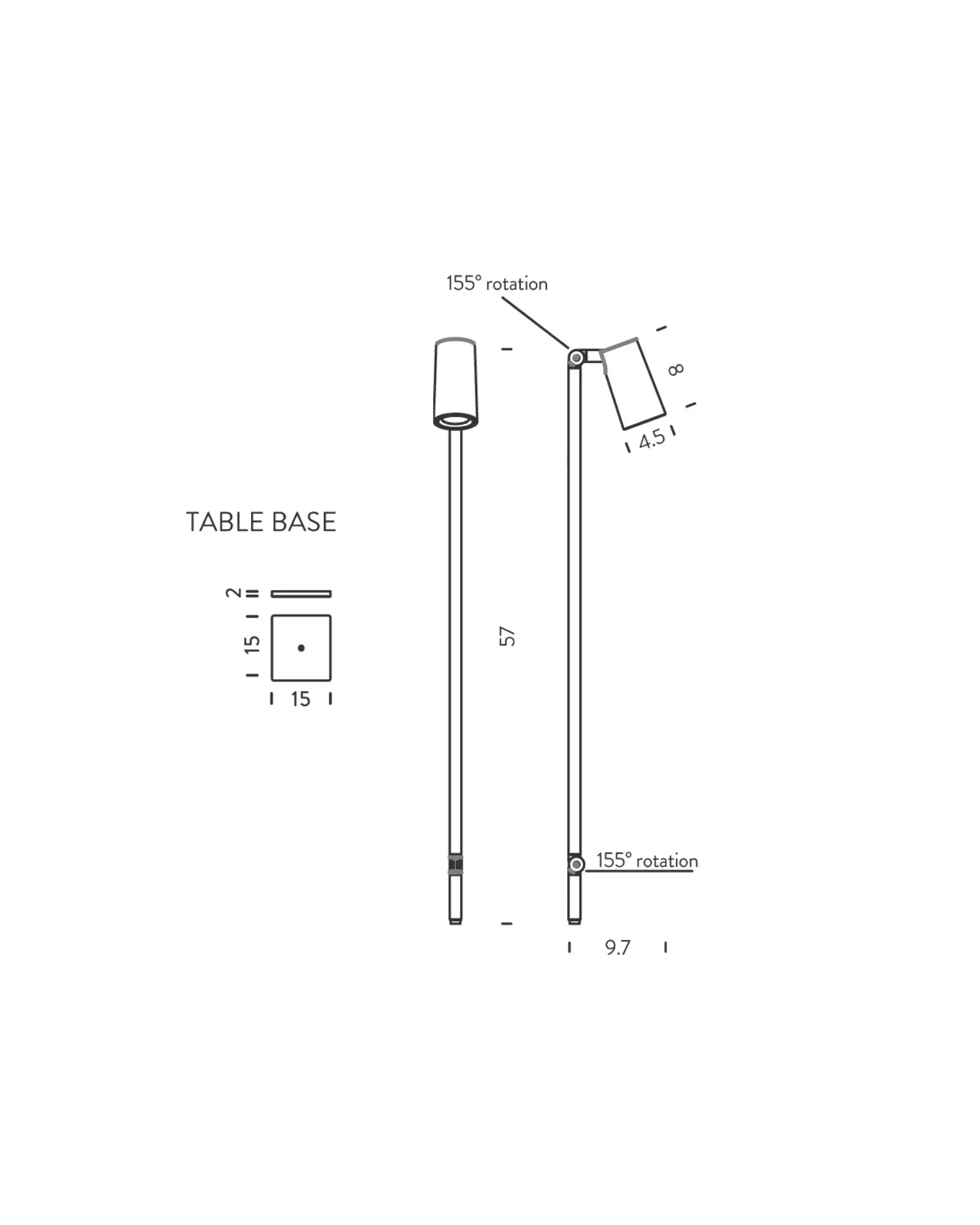 Untitled Mini Spot Table Lamp