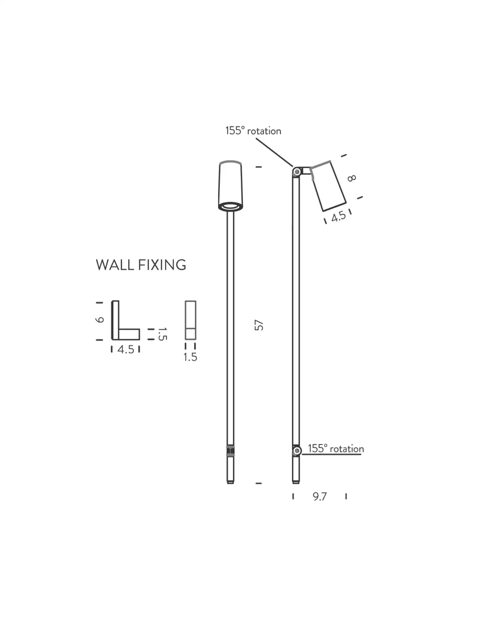 Untitled Mini Spot Wall Light