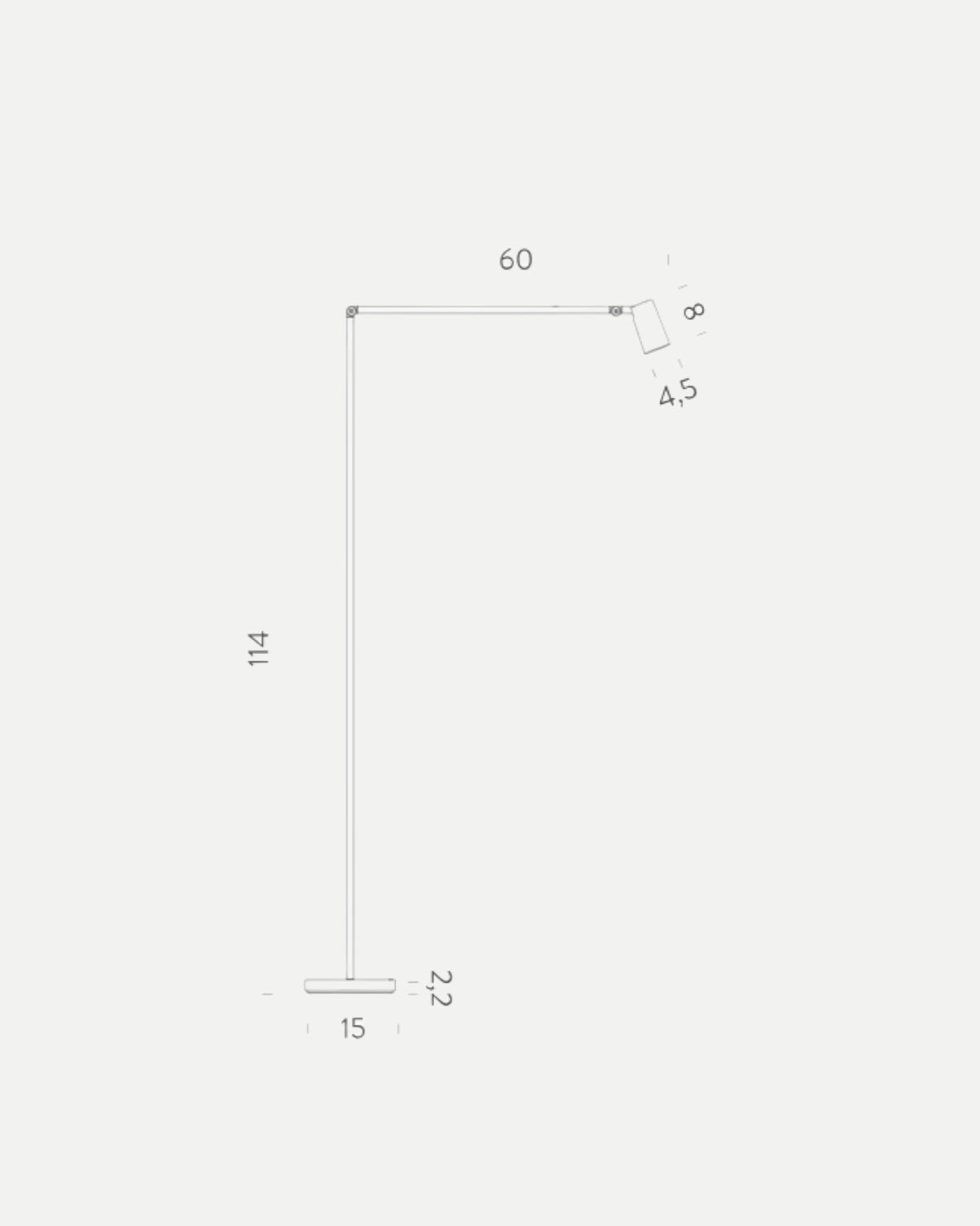 Untitled Spot Floor Lamp
