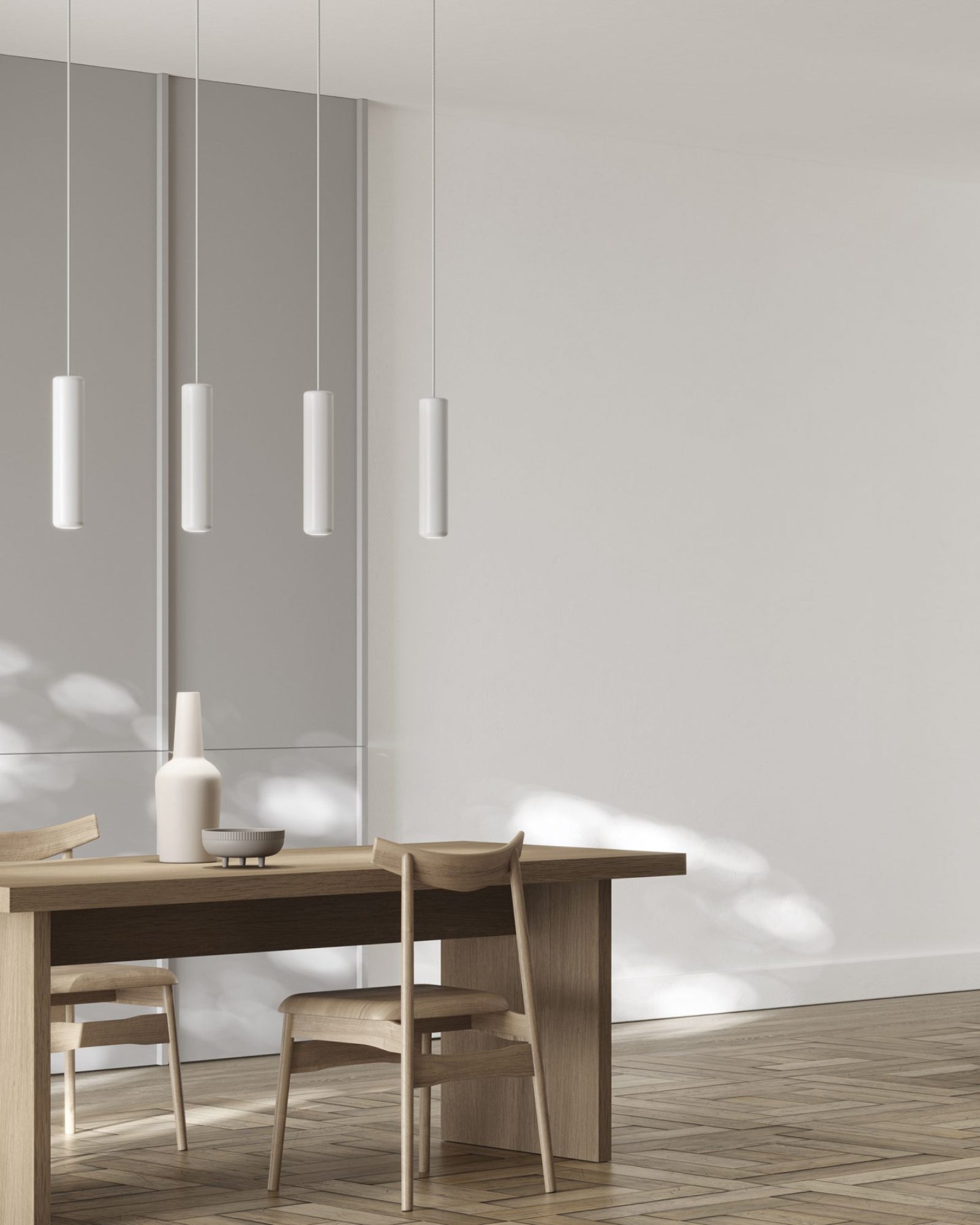 Urban Mini Pendant Light by Axolight featured in a scandinavian dining room | Nook Collections