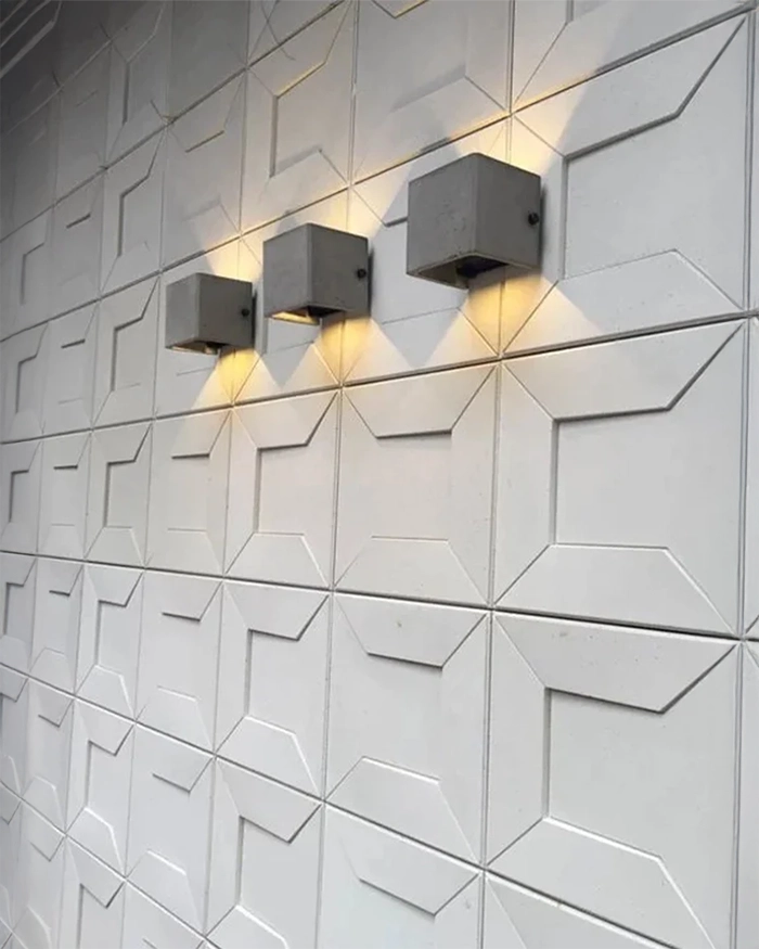 V Outdoor Wall Light