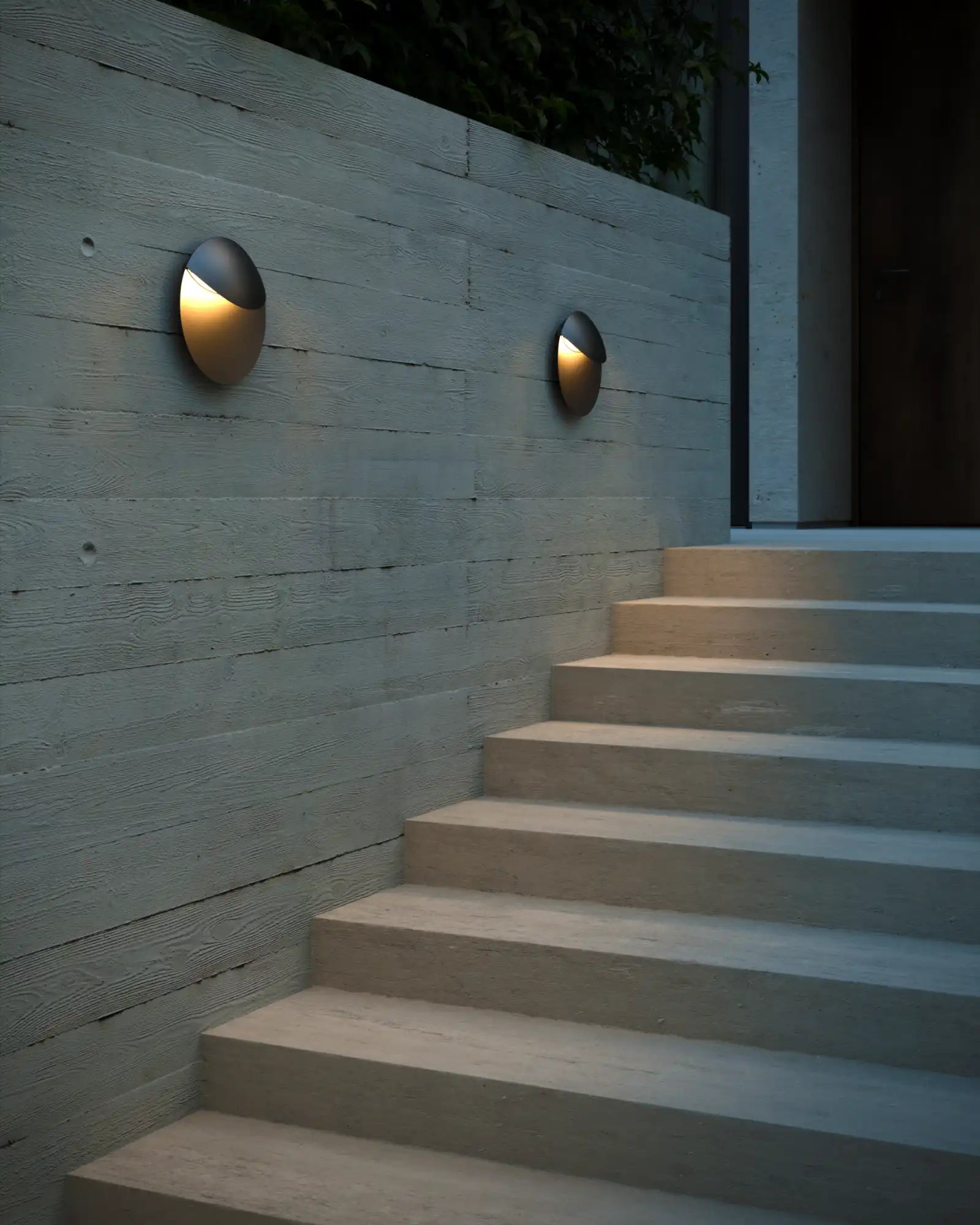 Valopin Wall Light by Nordlux Lighting featured in a backyard | Nook Collections