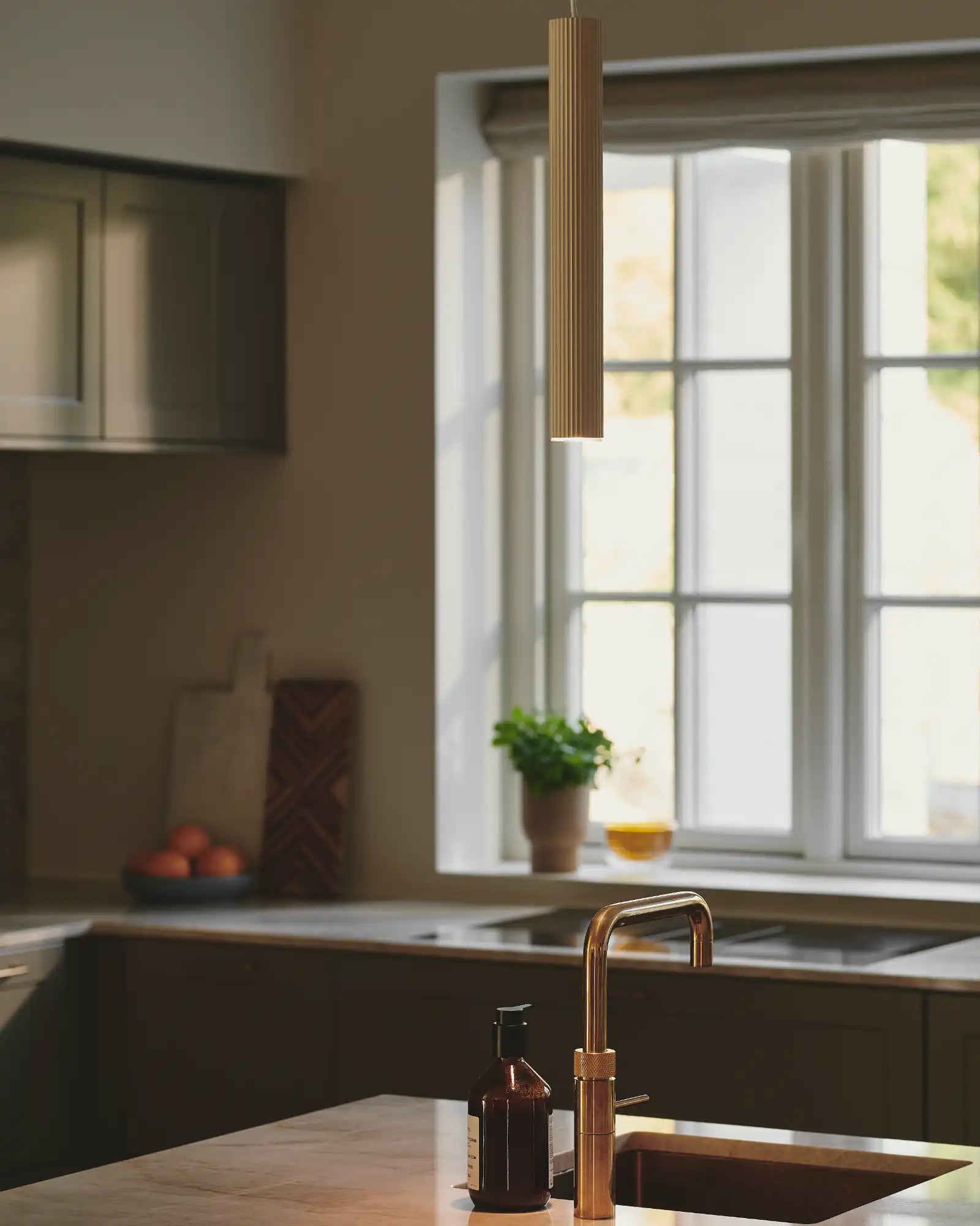 Vico Pendant Light by Nordlux Lighting featured within a contemporary kitchen | Nook Collections