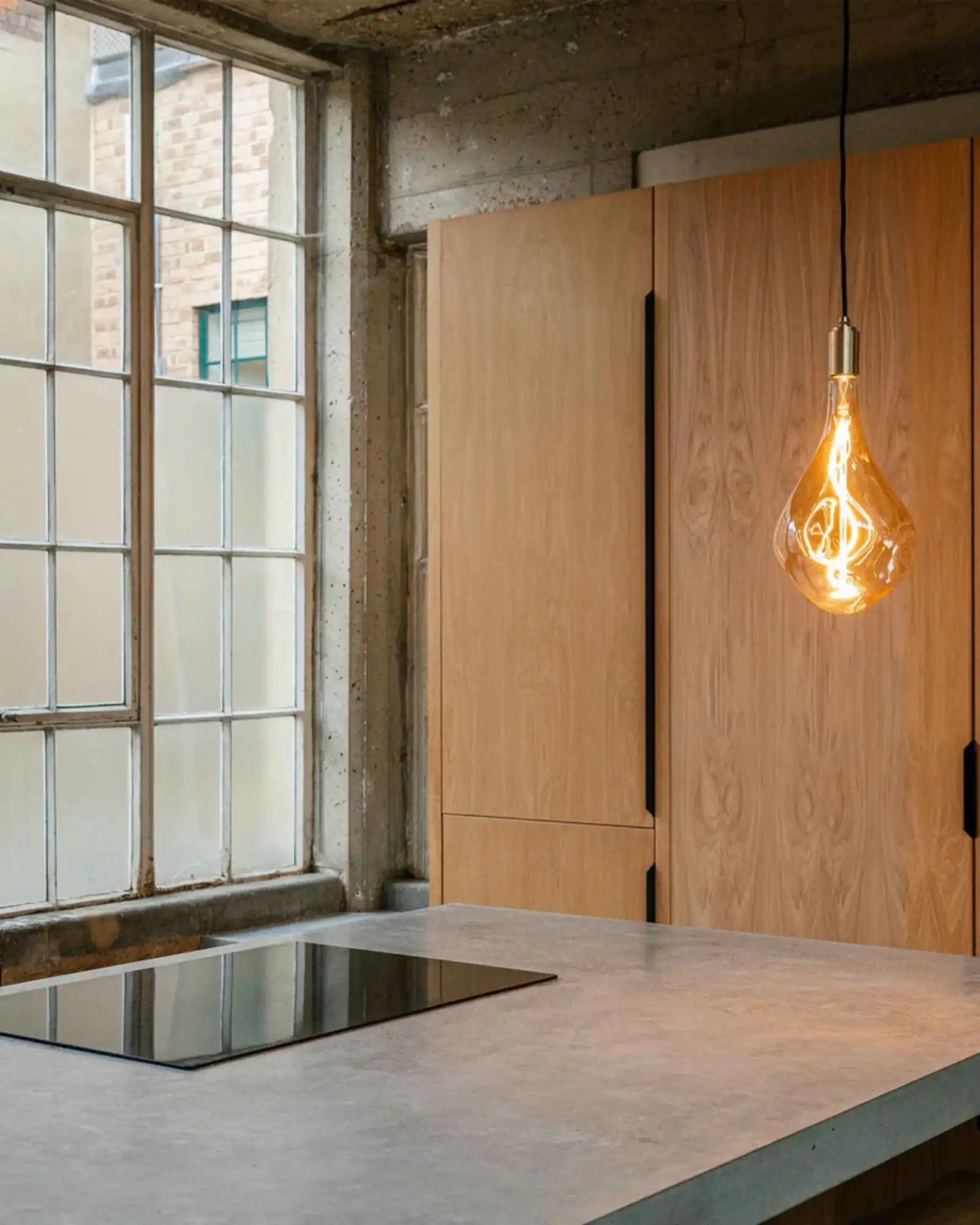 Voronoi Plug-in Pendant Light by Tala featured within a contemporary kitchen | Nook Collections