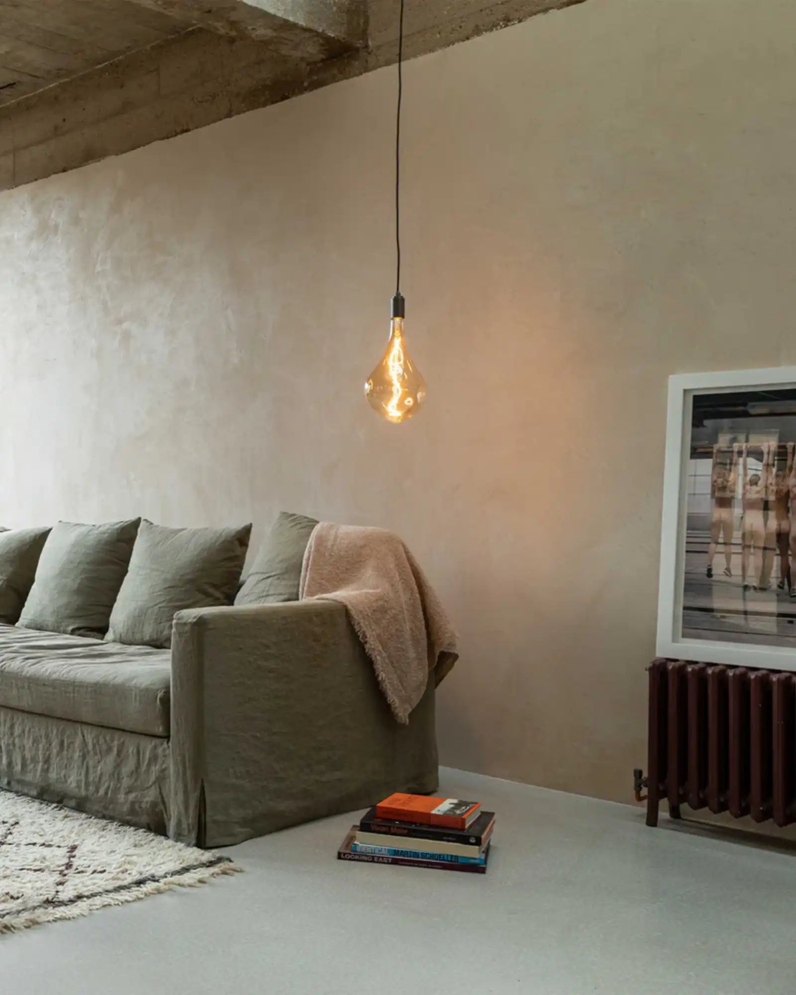 Voronoi Plug-in Pendant Light by Tala featured within a contemporary living room | Nook Collections