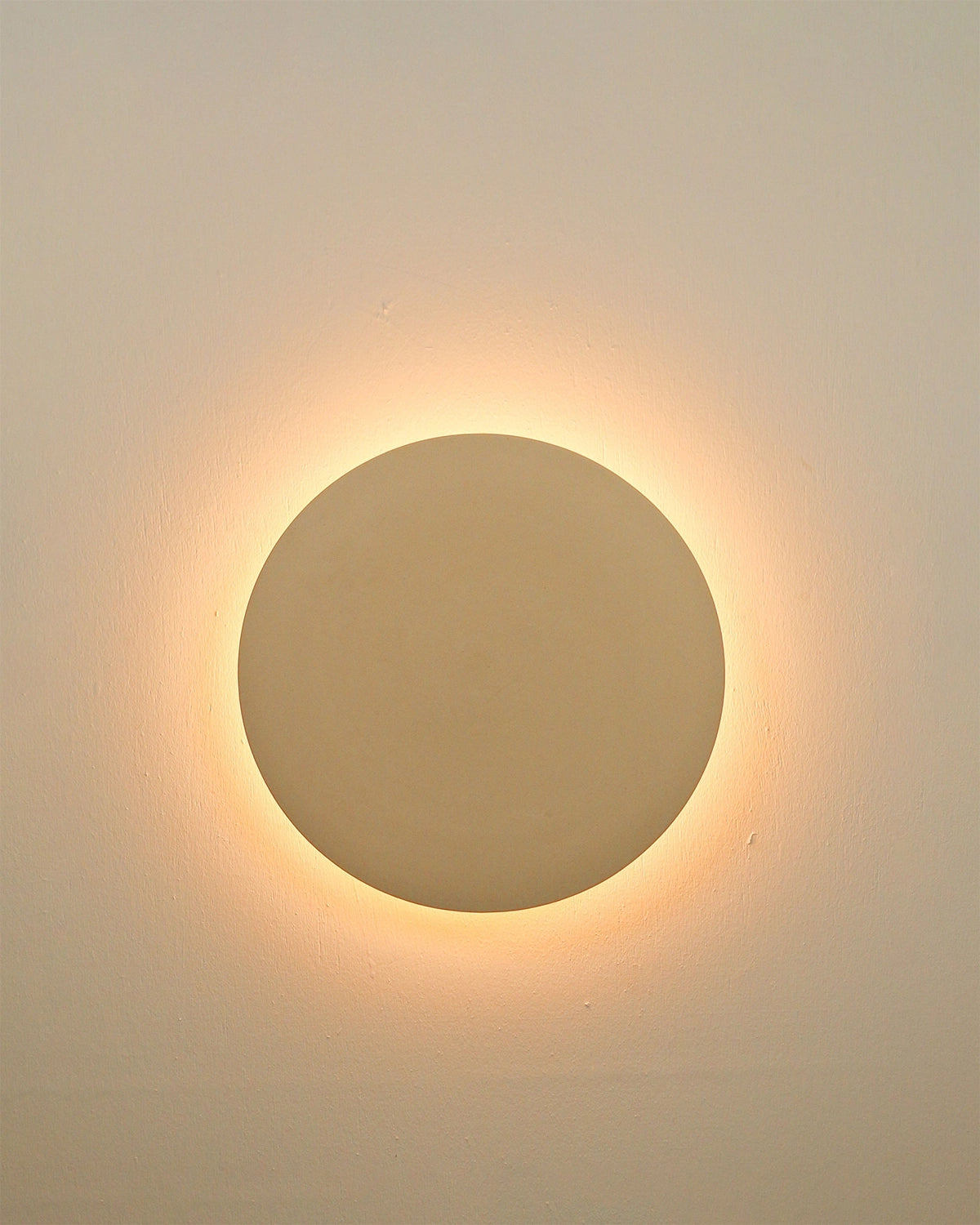 Backlit Disc Wall Light