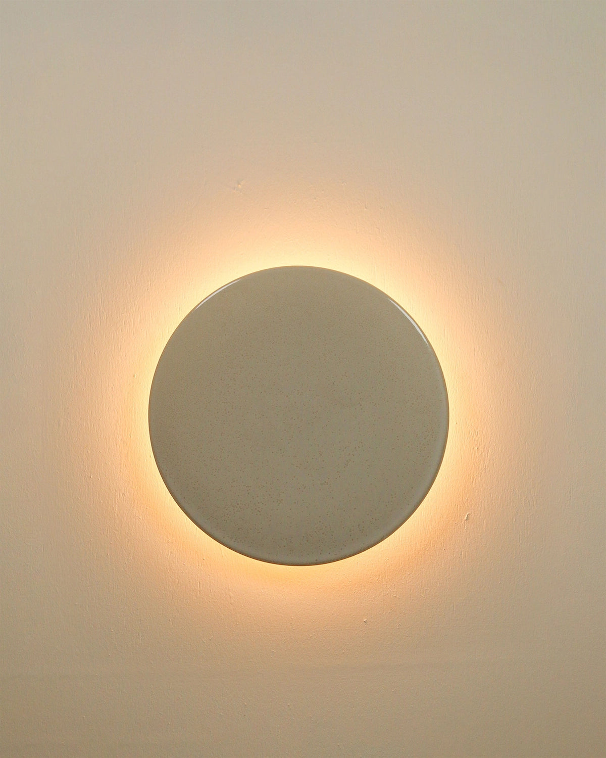 Backlit Disc Wall Light