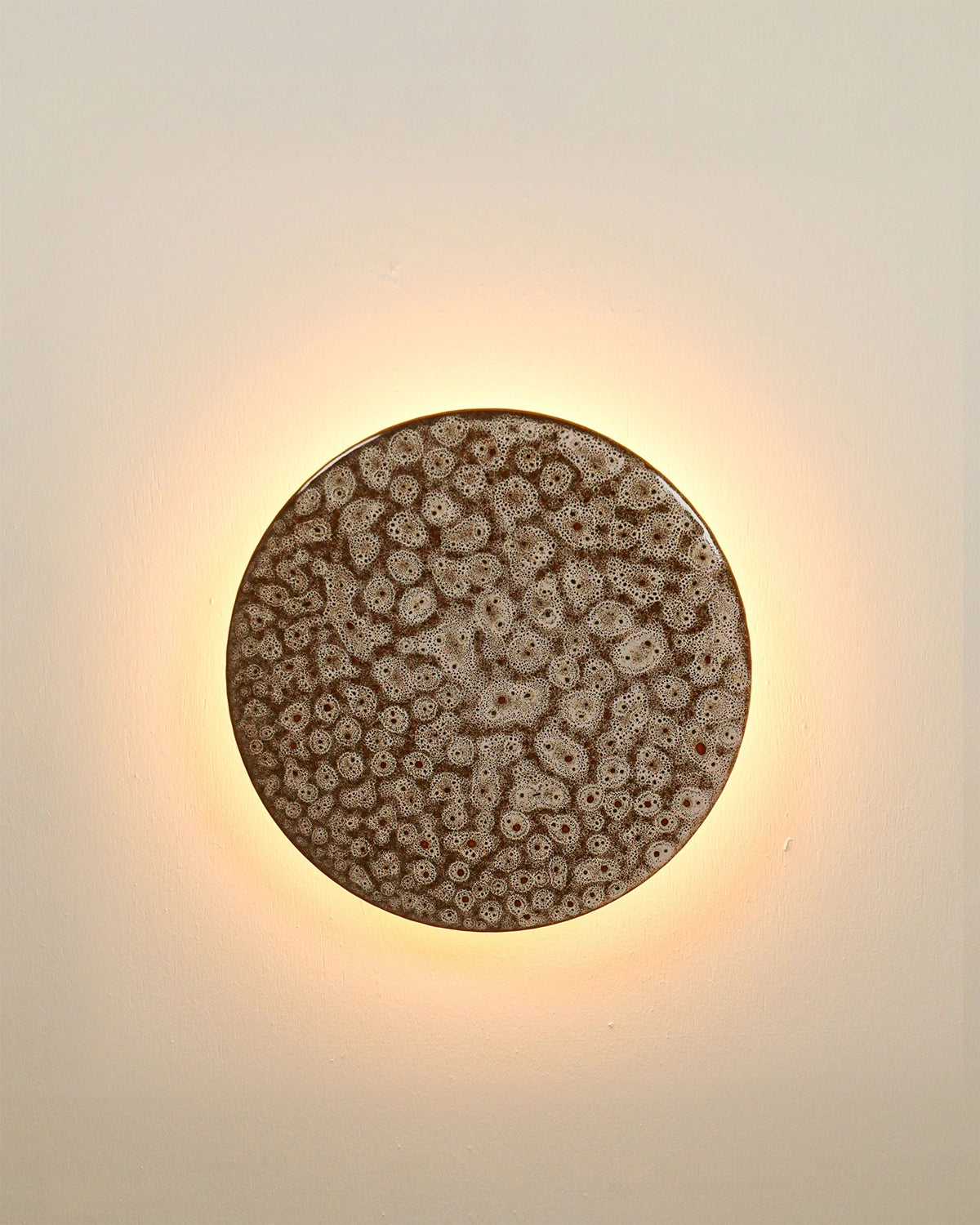 Backlit Disc Wall Light