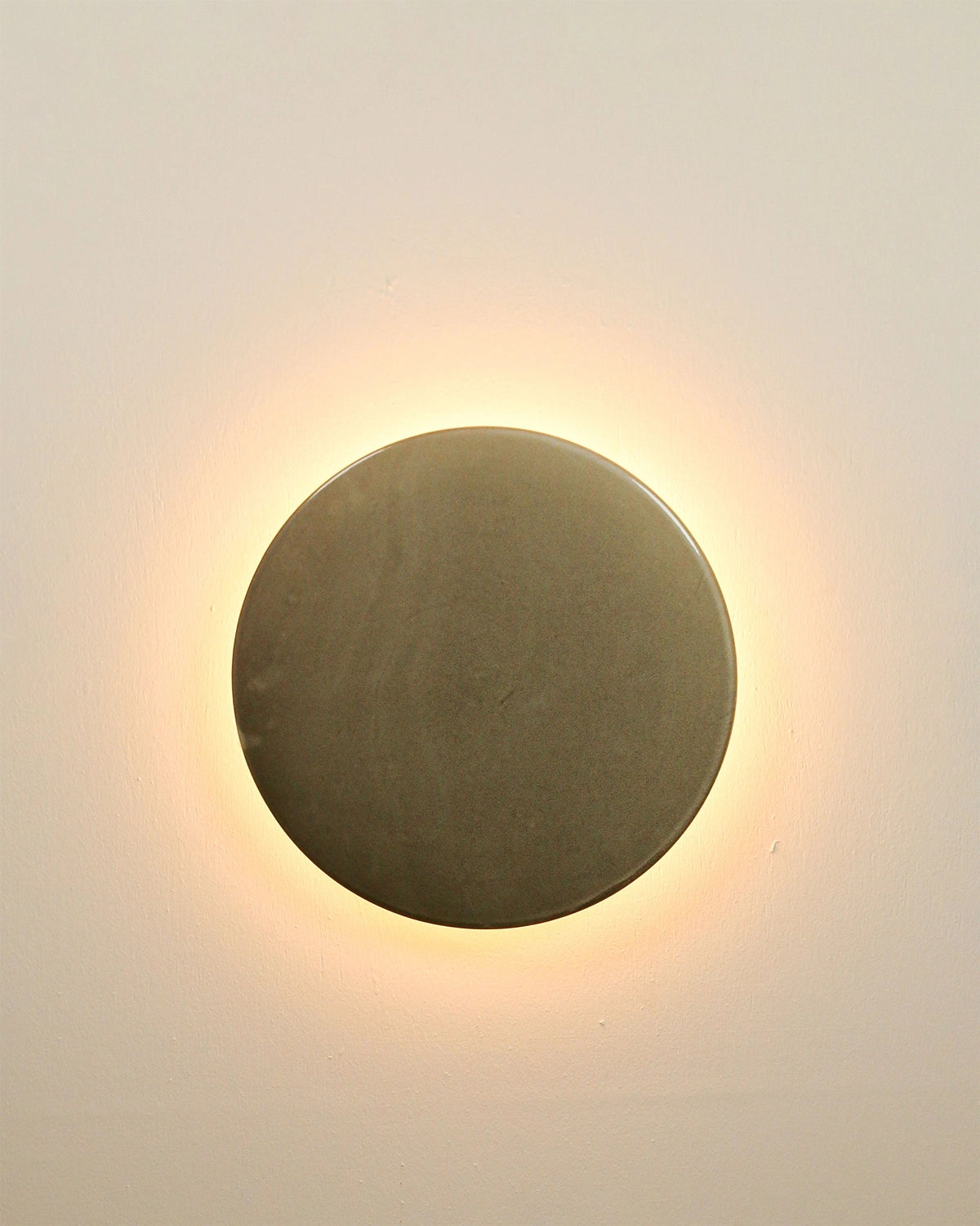Backlit Disc Wall Light
