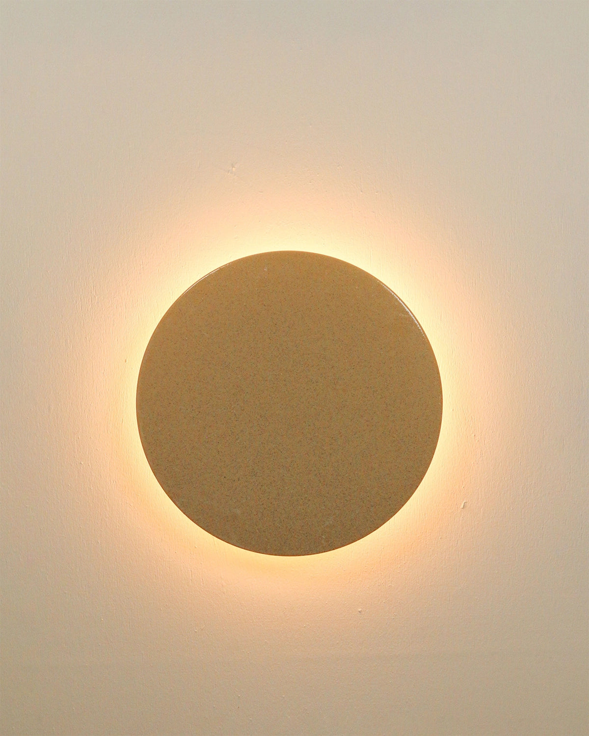 Backlit Disc Wall Light