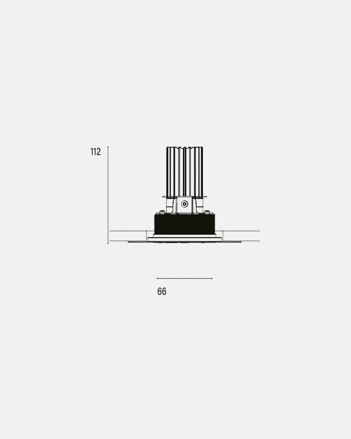 Mono 060 (DALI) Type 1 Fixed Trimless Downlight