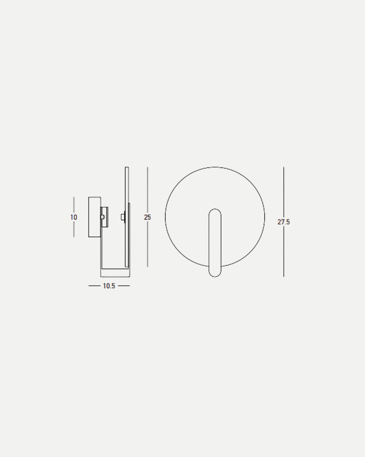 Zeus Ray Wall Light
