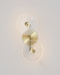 Coral Duo Rod Off Centred Wall Light