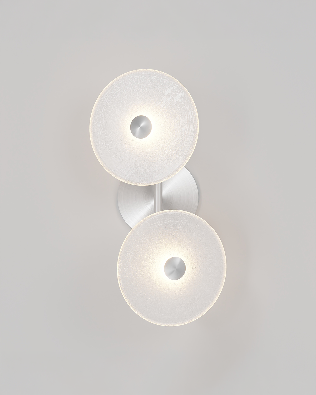 Coral Duo Rod Off Centred Wall Light