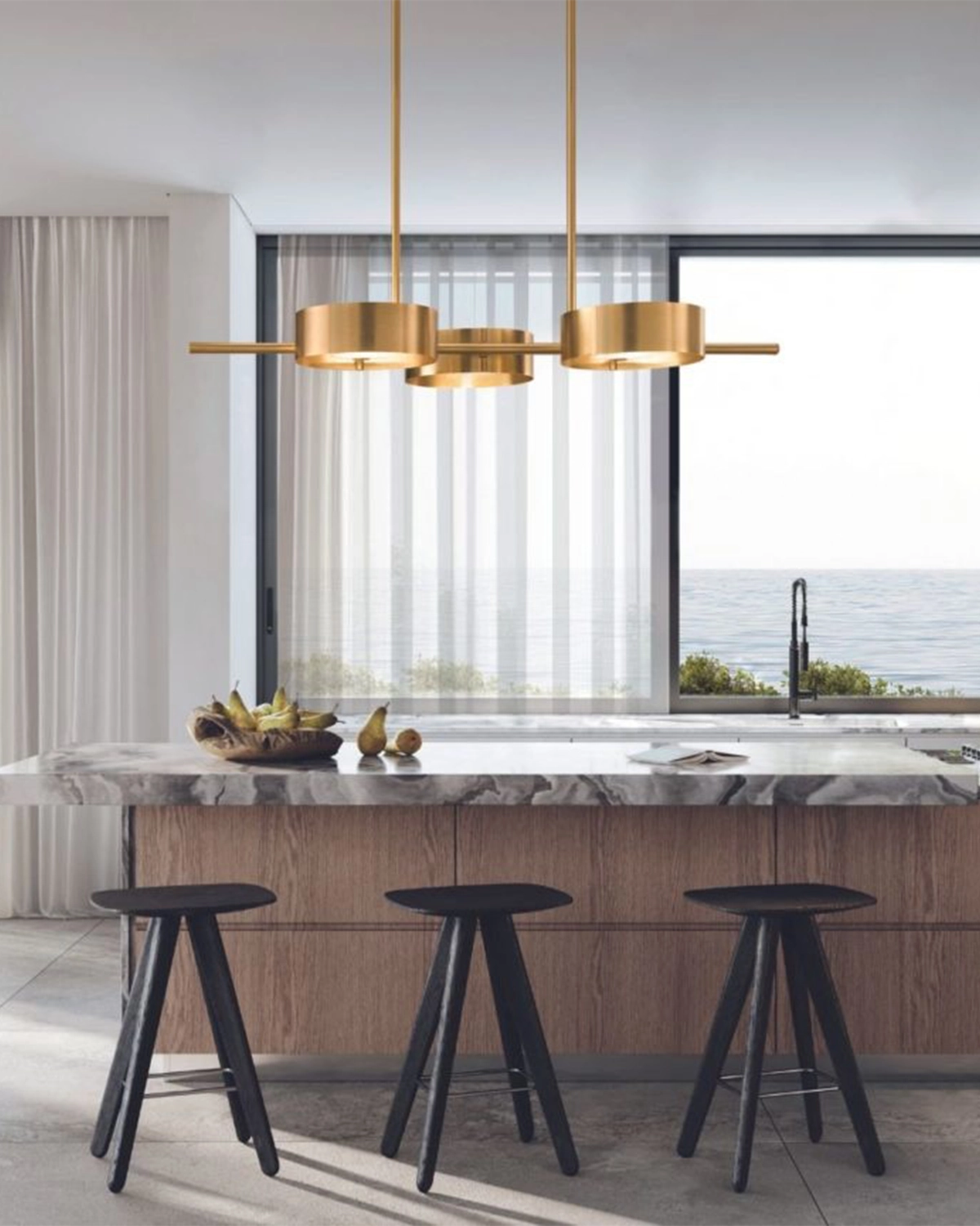 Sound Horizontal Pendant Light
