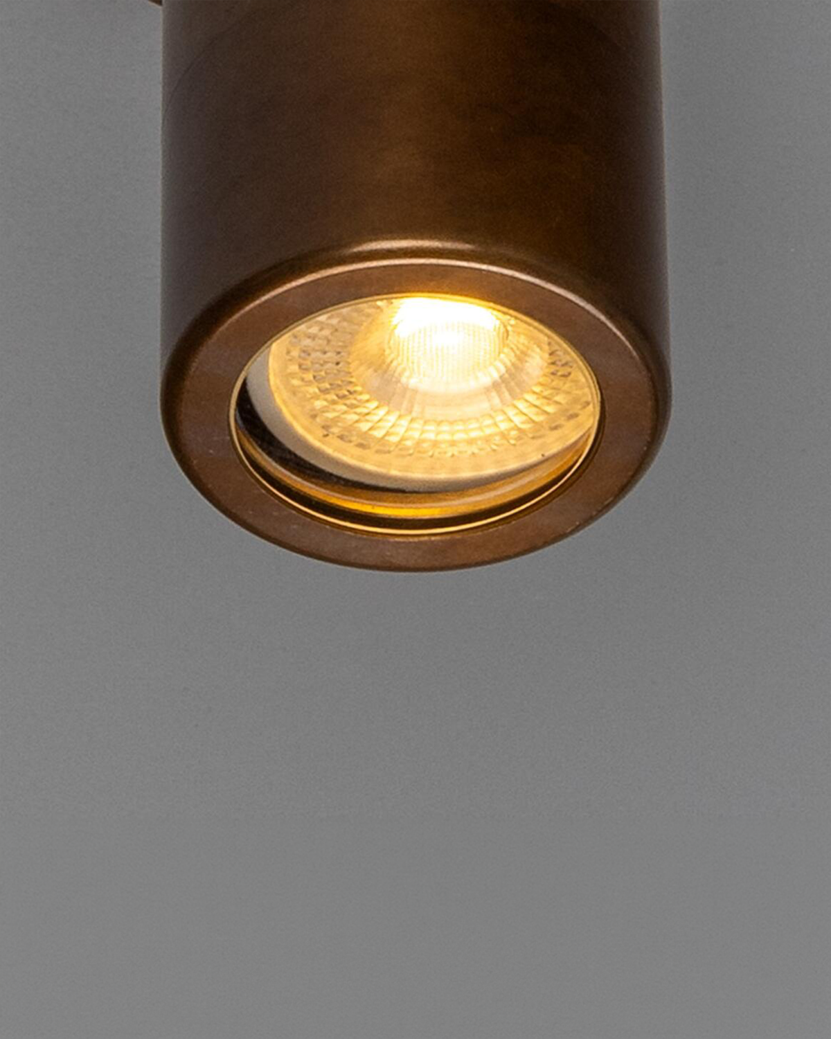 Quin Brass Cylinder Downlight