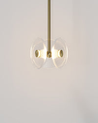 Coral Tri Rod Pendant Light