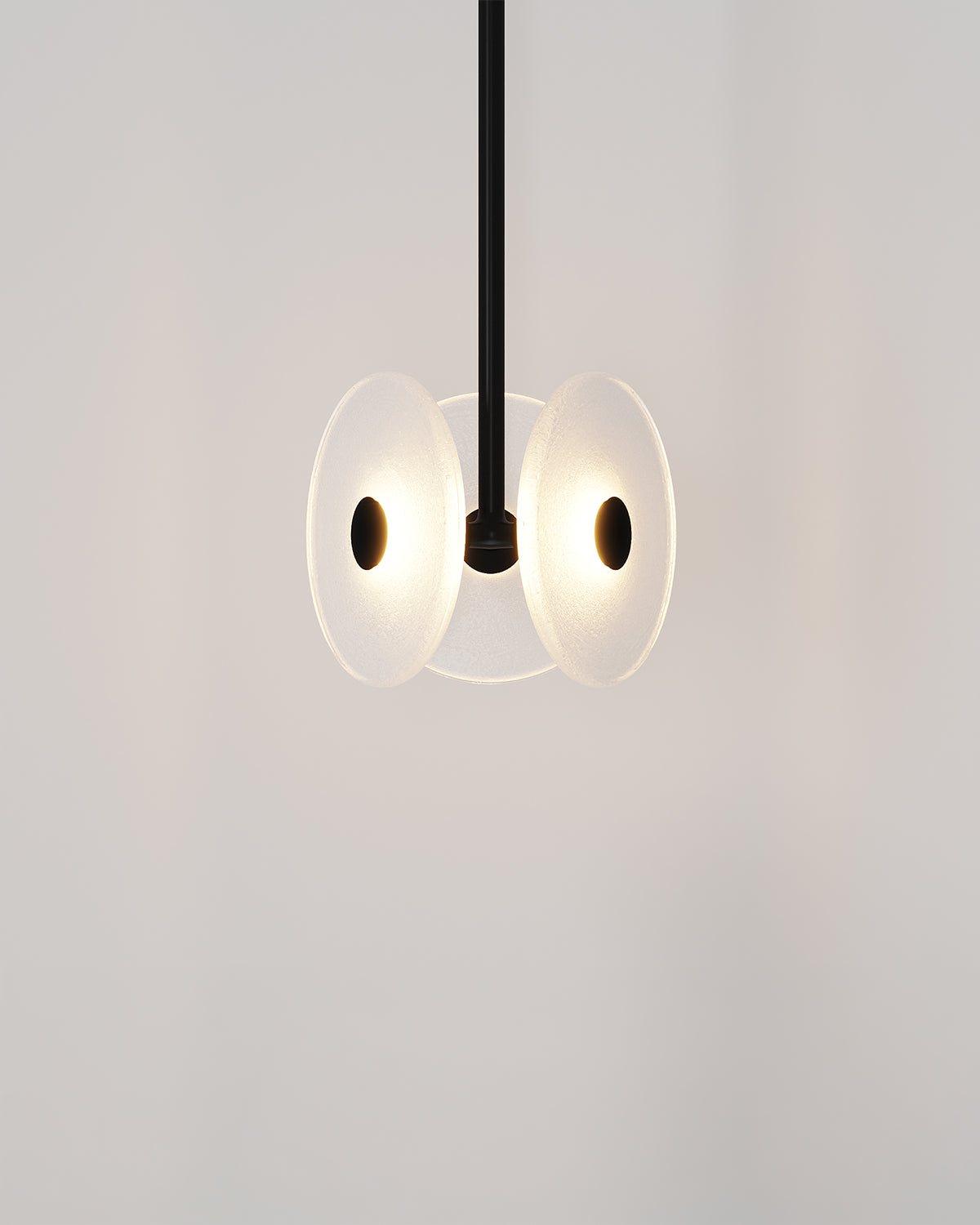 Coral Tri Rod Pendant Light