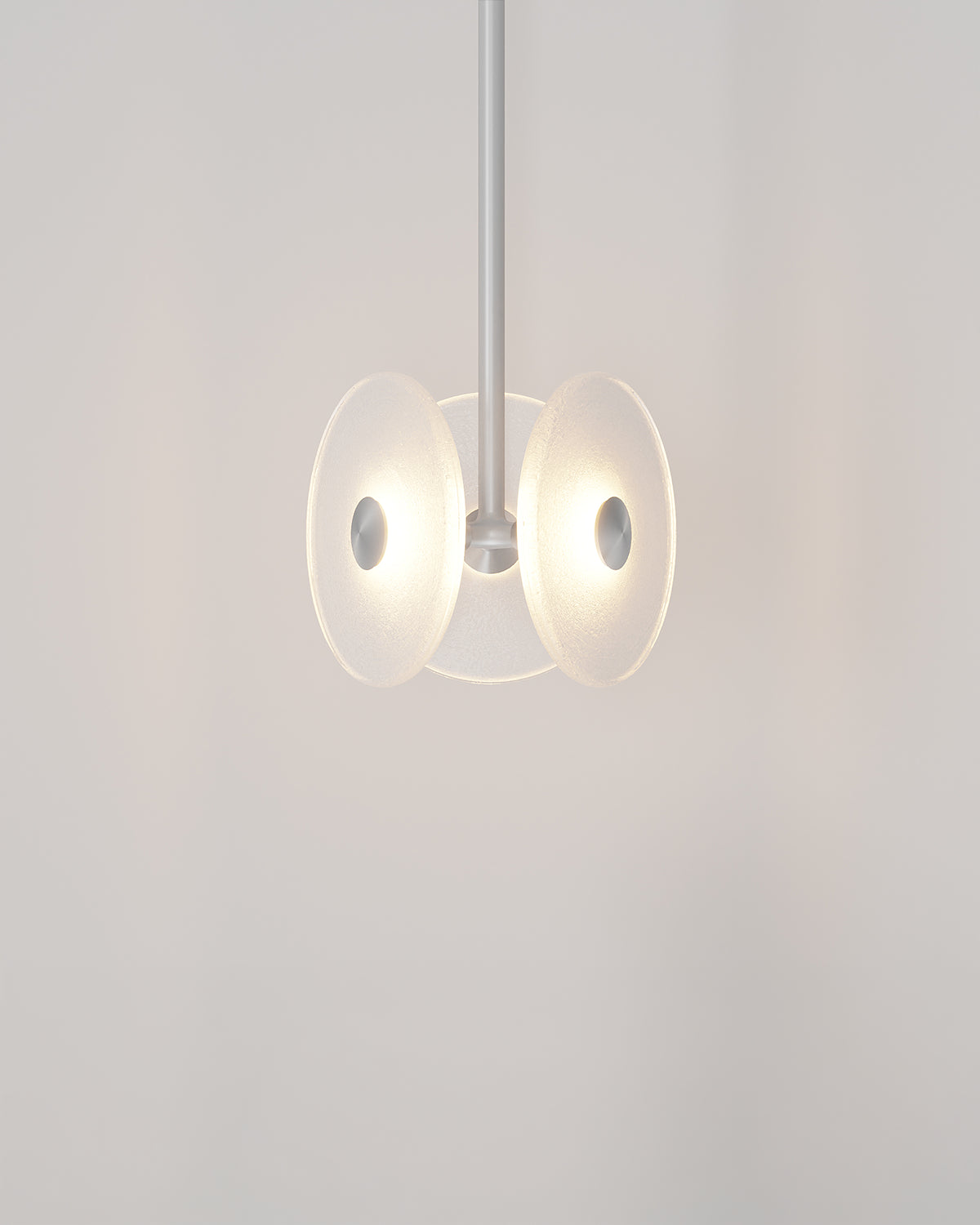 Coral Tri Rod Pendant Light