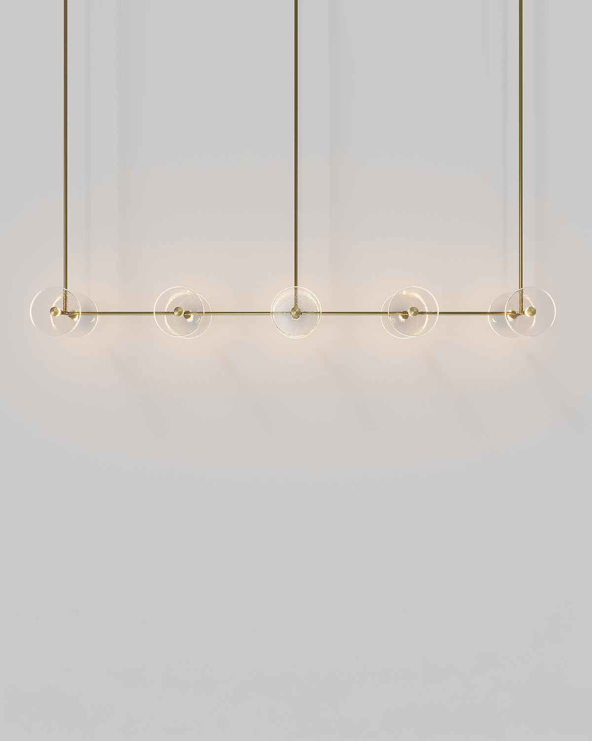Coral Linear Rod 10 Pendant Light