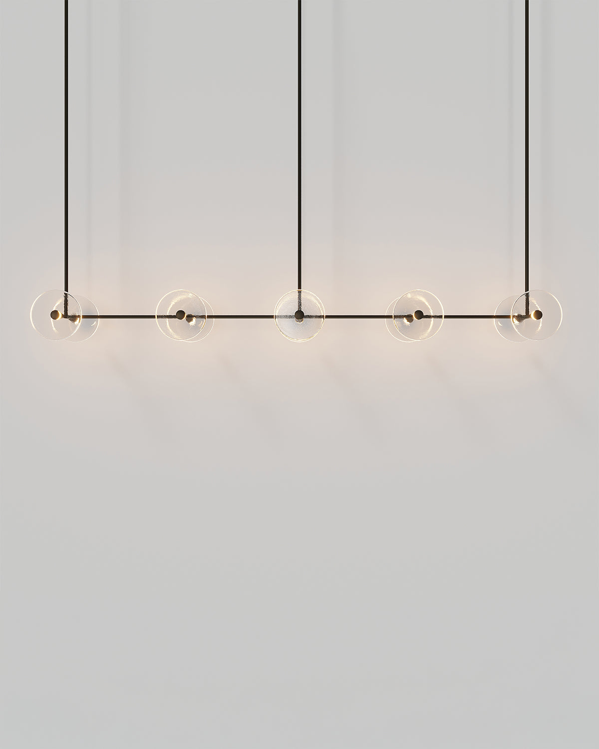 Coral Linear Rod 10 Pendant Light