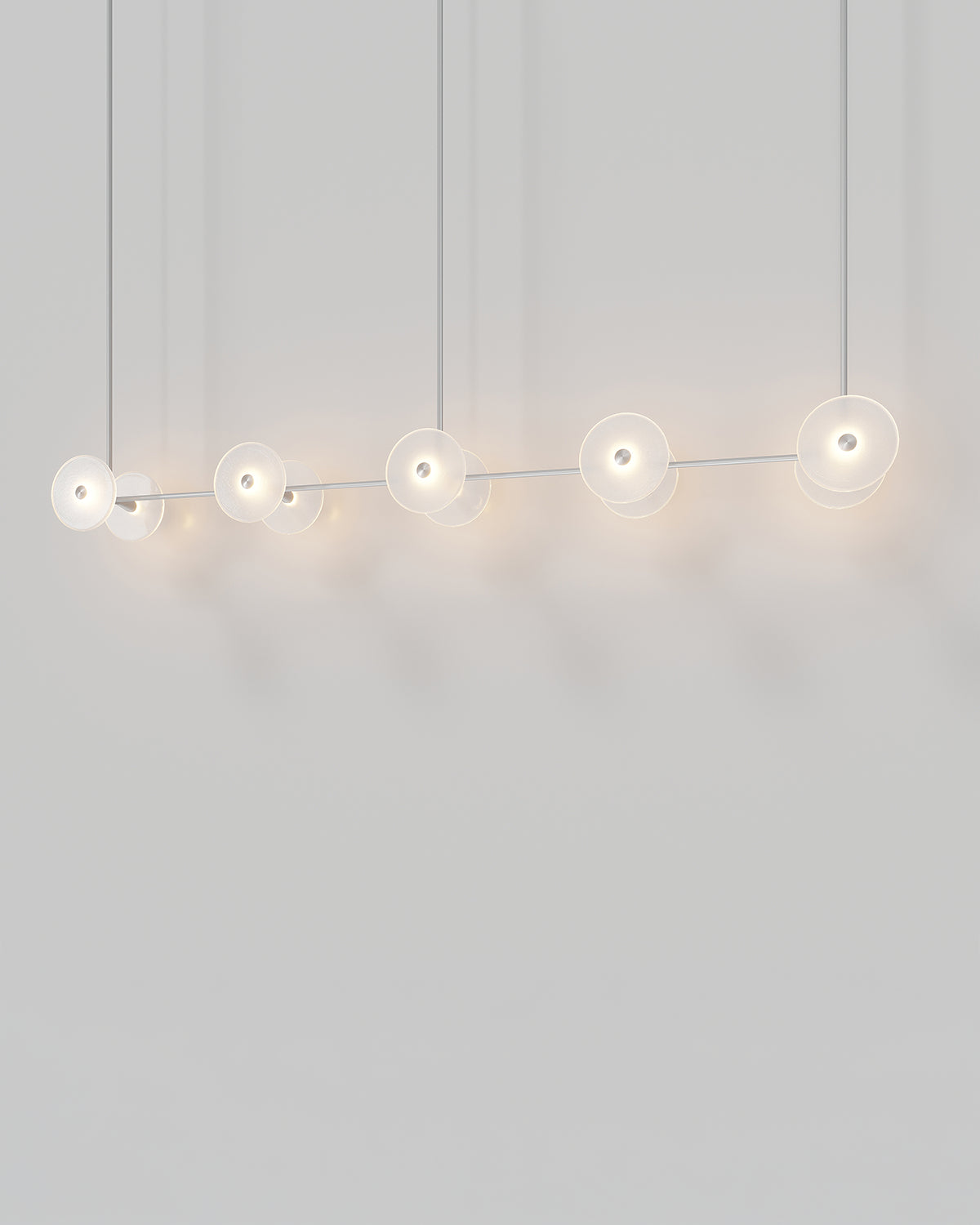 Coral Linear Rod 10 Pendant Light