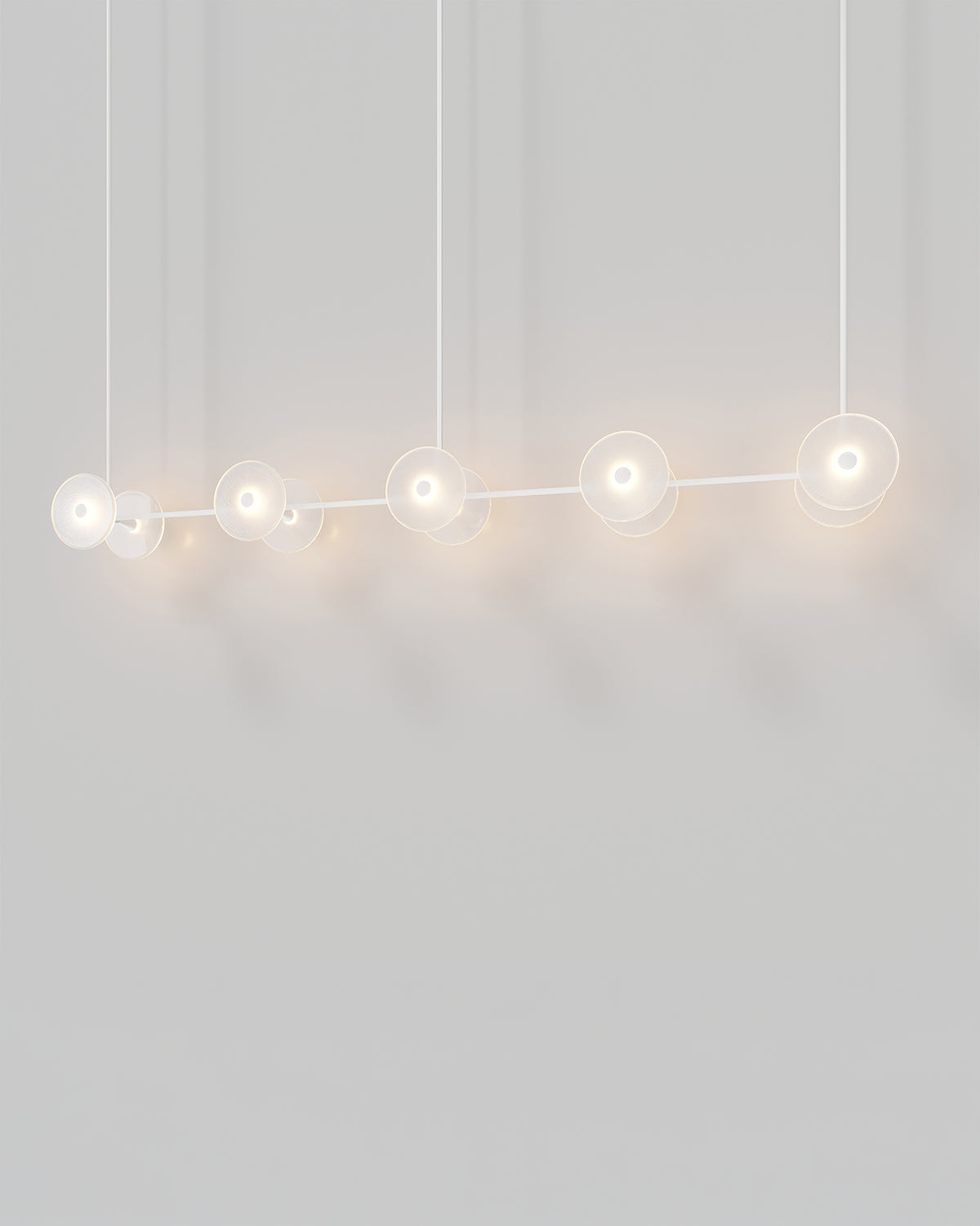 Coral Linear Rod 10 Pendant Light