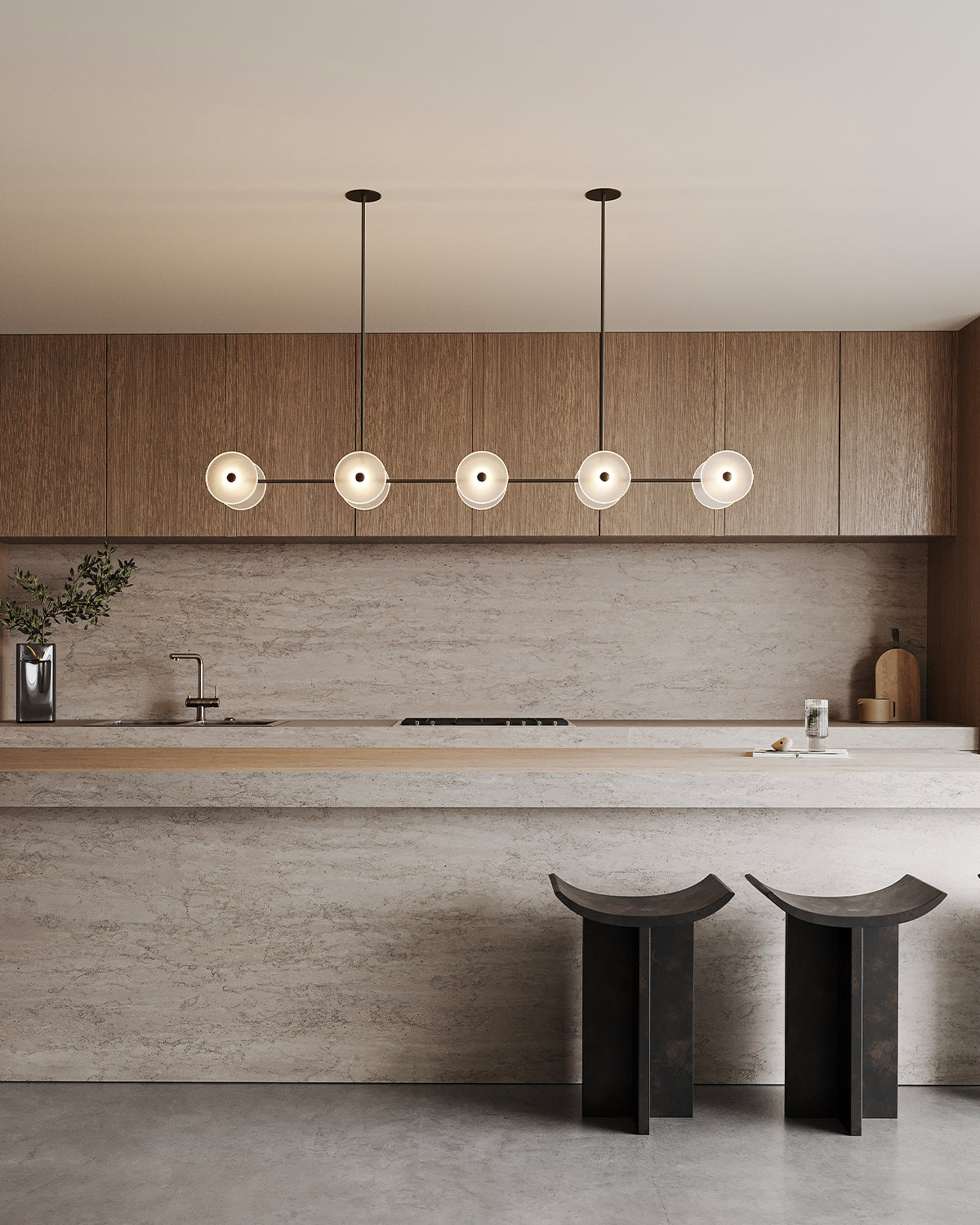 Coral Linear Rod 10 V2 Pendant Light