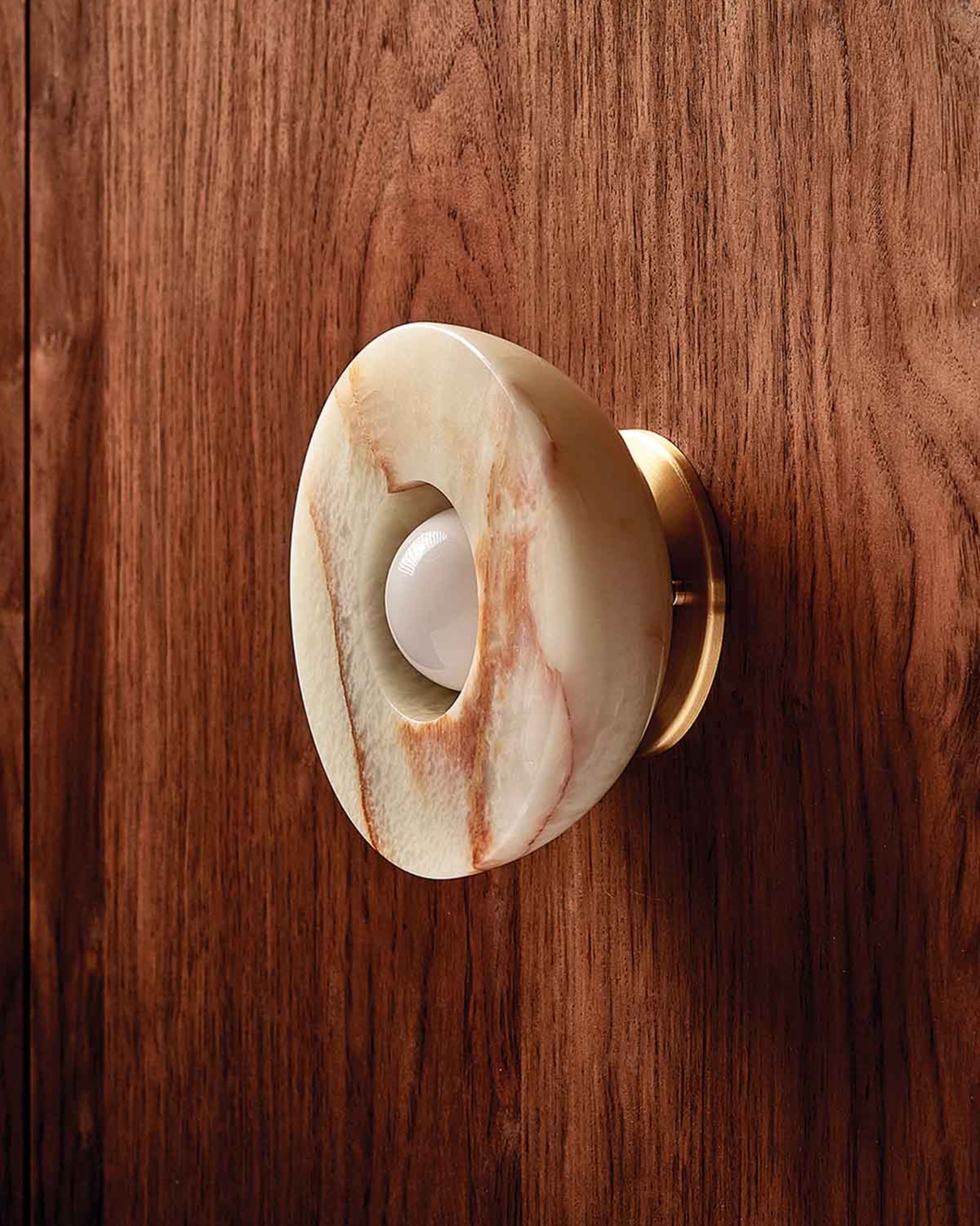 Flush mount plug best sale in wall sconce