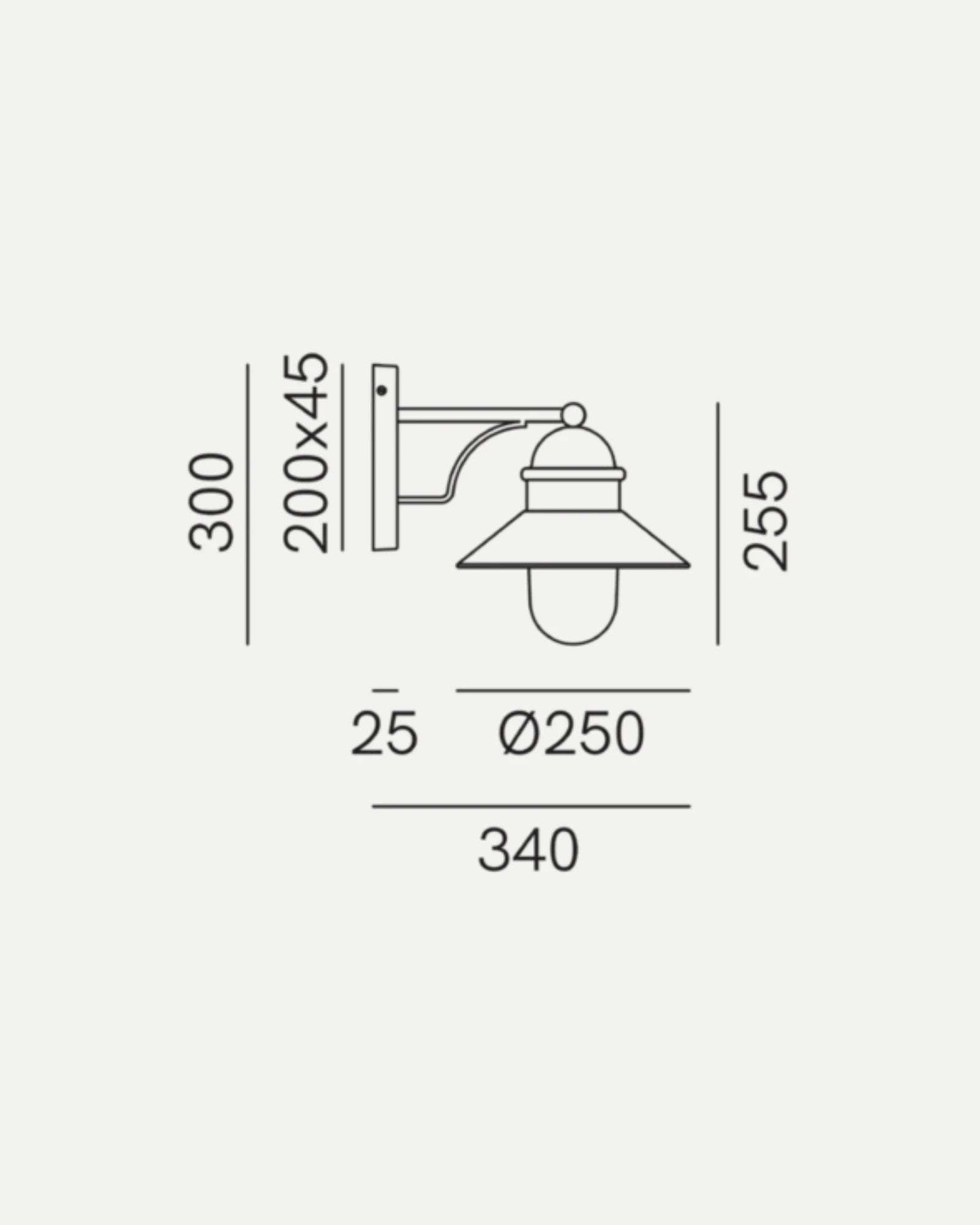 Borgo Wall Light