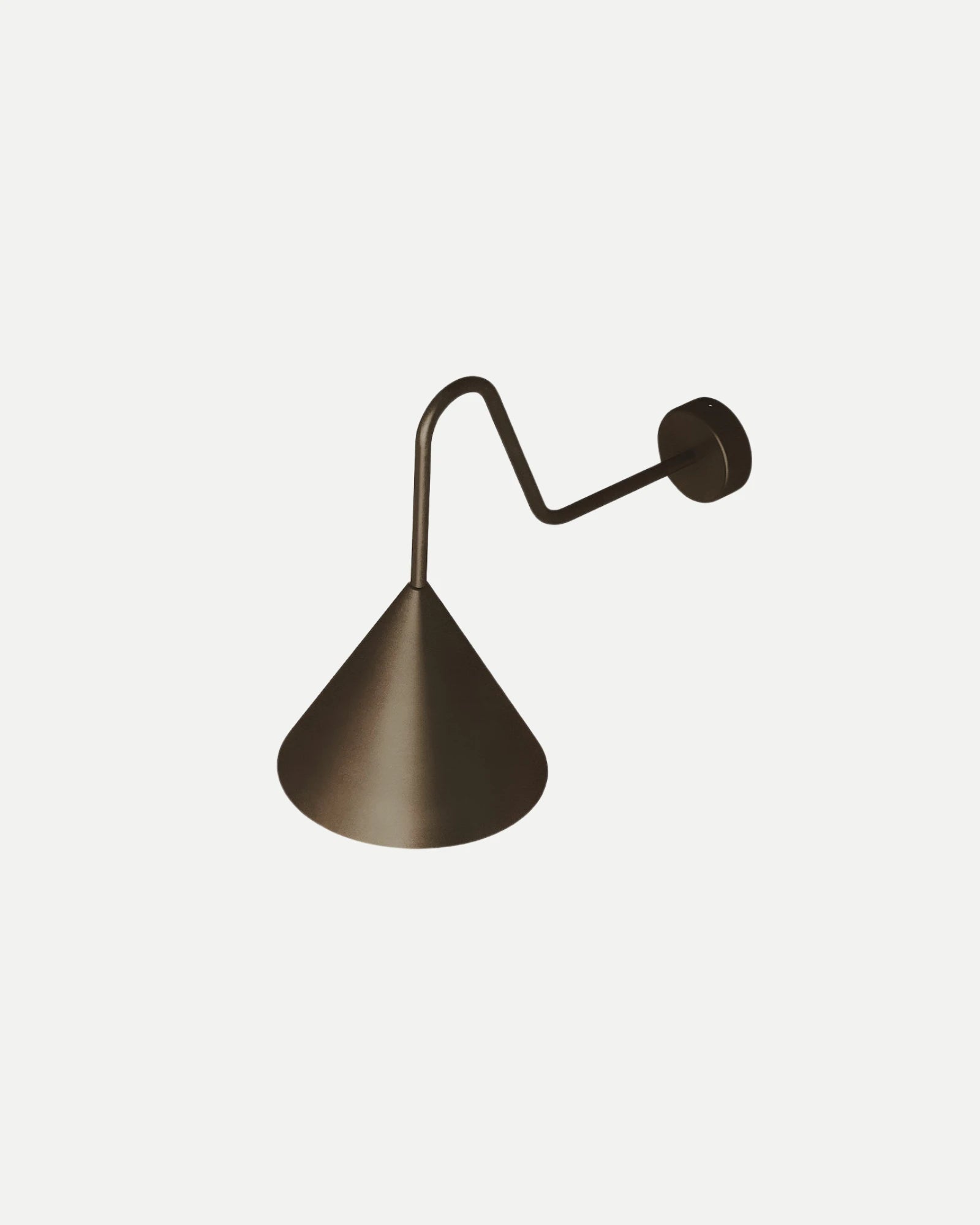 Cone Gooseneck Wall Light