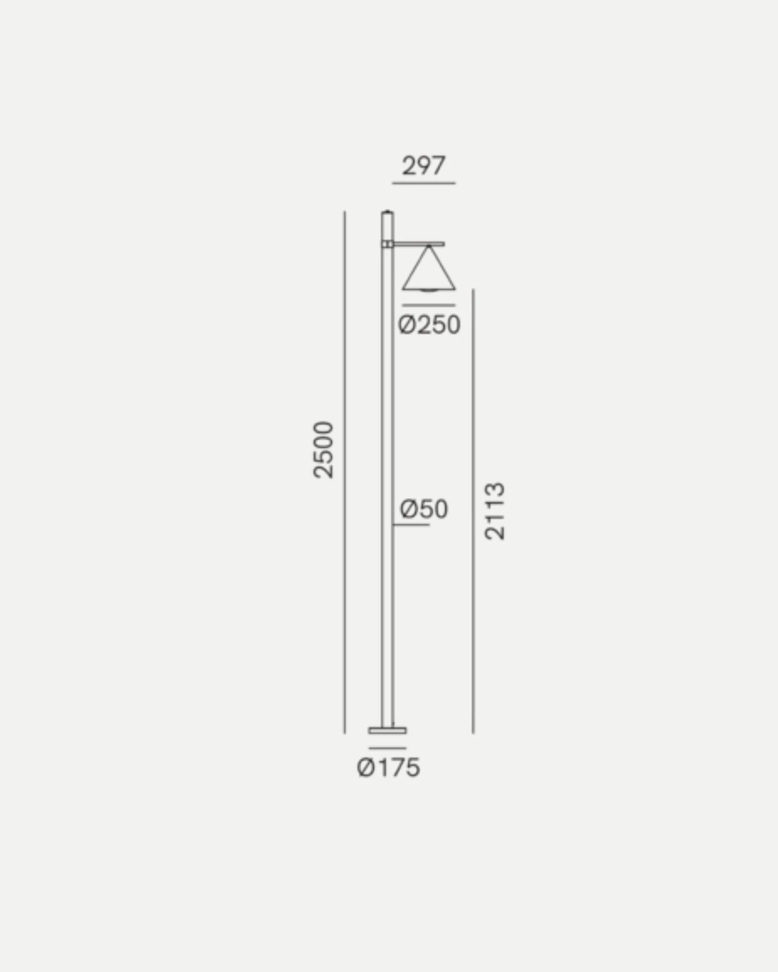 Cone Pole Light